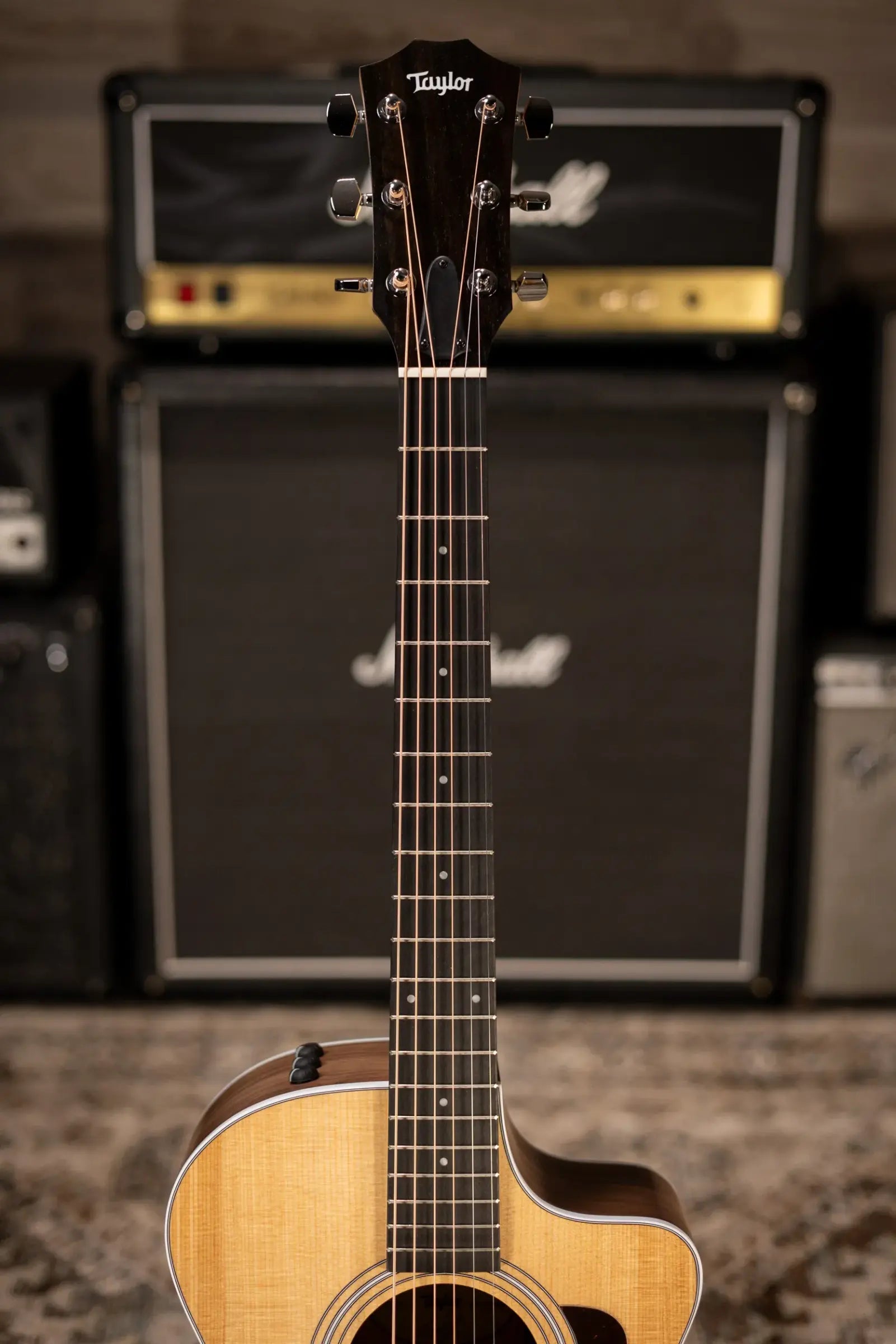 Taylor 212ce Grand Concert Acoustic/Electric Guitar with Gig Bag - Factory Demo