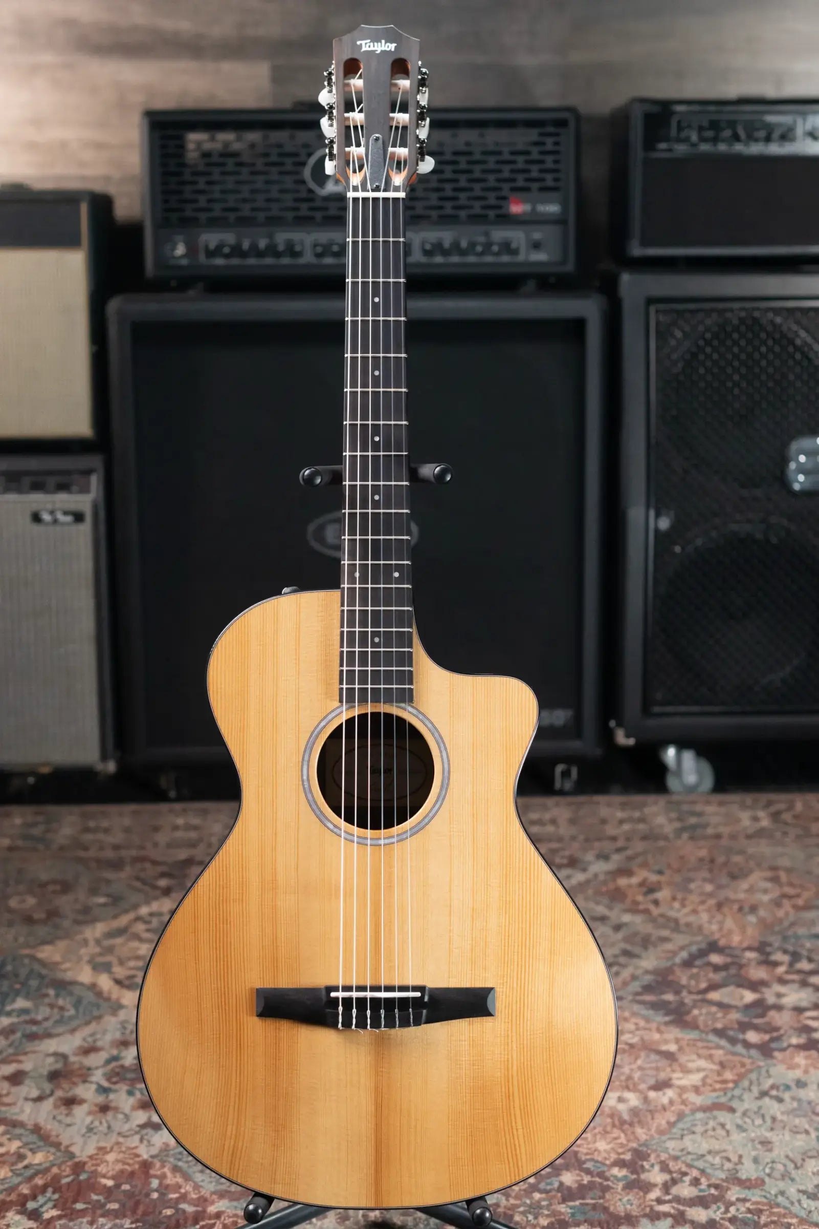 Taylor 212ce-N Plus Grand Concert Acoustic/Electric Guitar with Aerocase