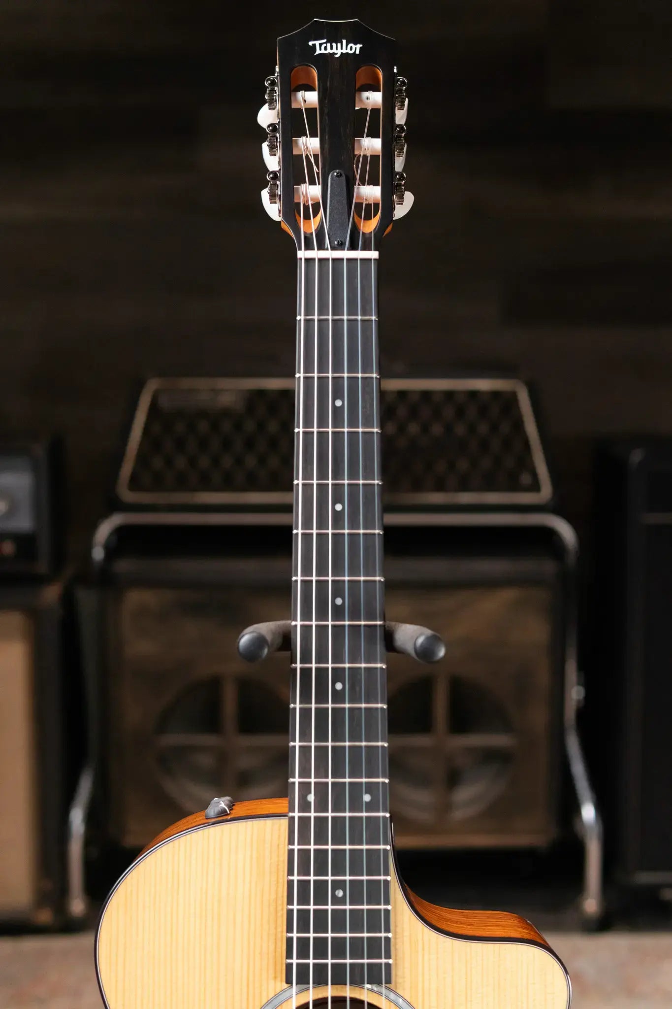 Taylor 212ce-N Plus Nylon Grand Concert Acoustic/Electric Guitar with Aerocase