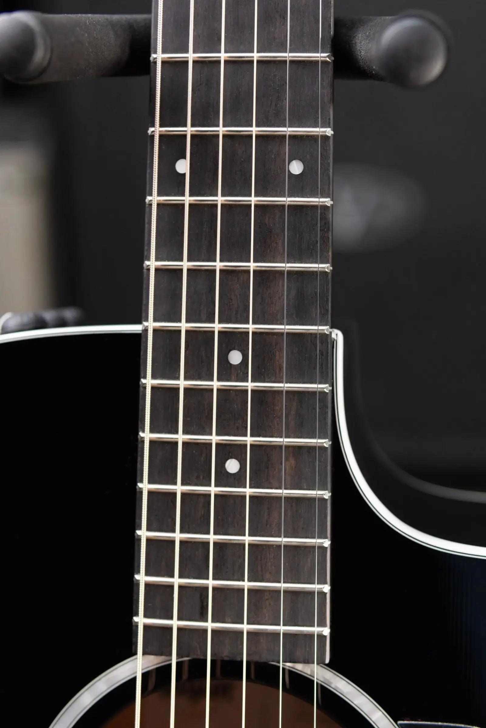 Taylor 214ce-BLK Plus Grand Auditorium Acoustic/Electric Guitar - Black with Aerocase - Factory Demo