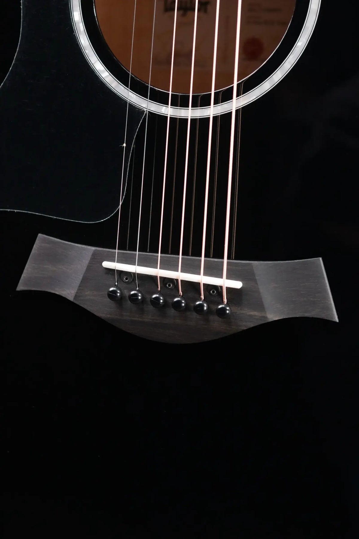 Taylor 214ce-BLK Plus Left-Handed Grand Auditorium Acoustic/Electric Guitar - Black with Aerocase - Demo