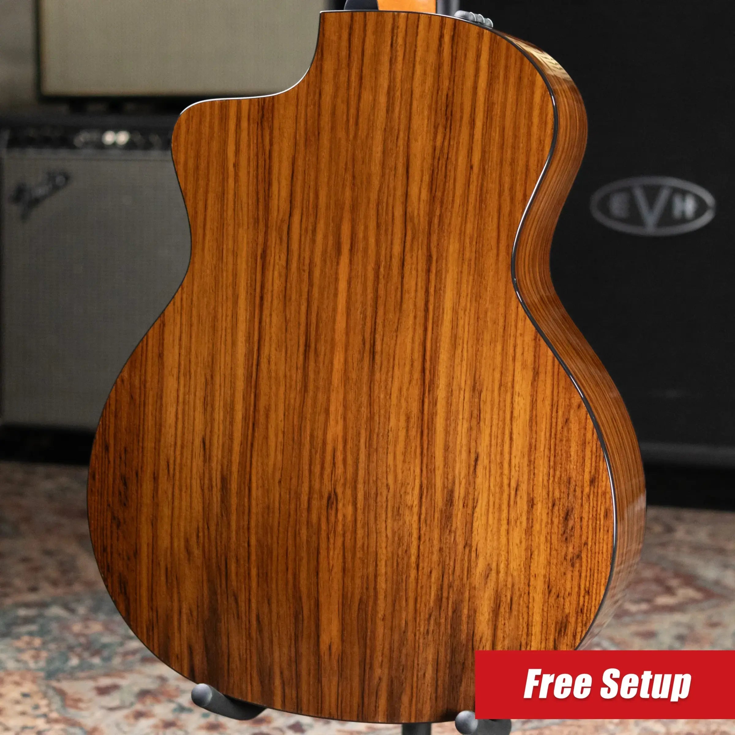 Taylor 214ce DLX Sunset Blvd Grand Auditorium Acoustic/Electric Guitar - Silverburst with Hardshell Case