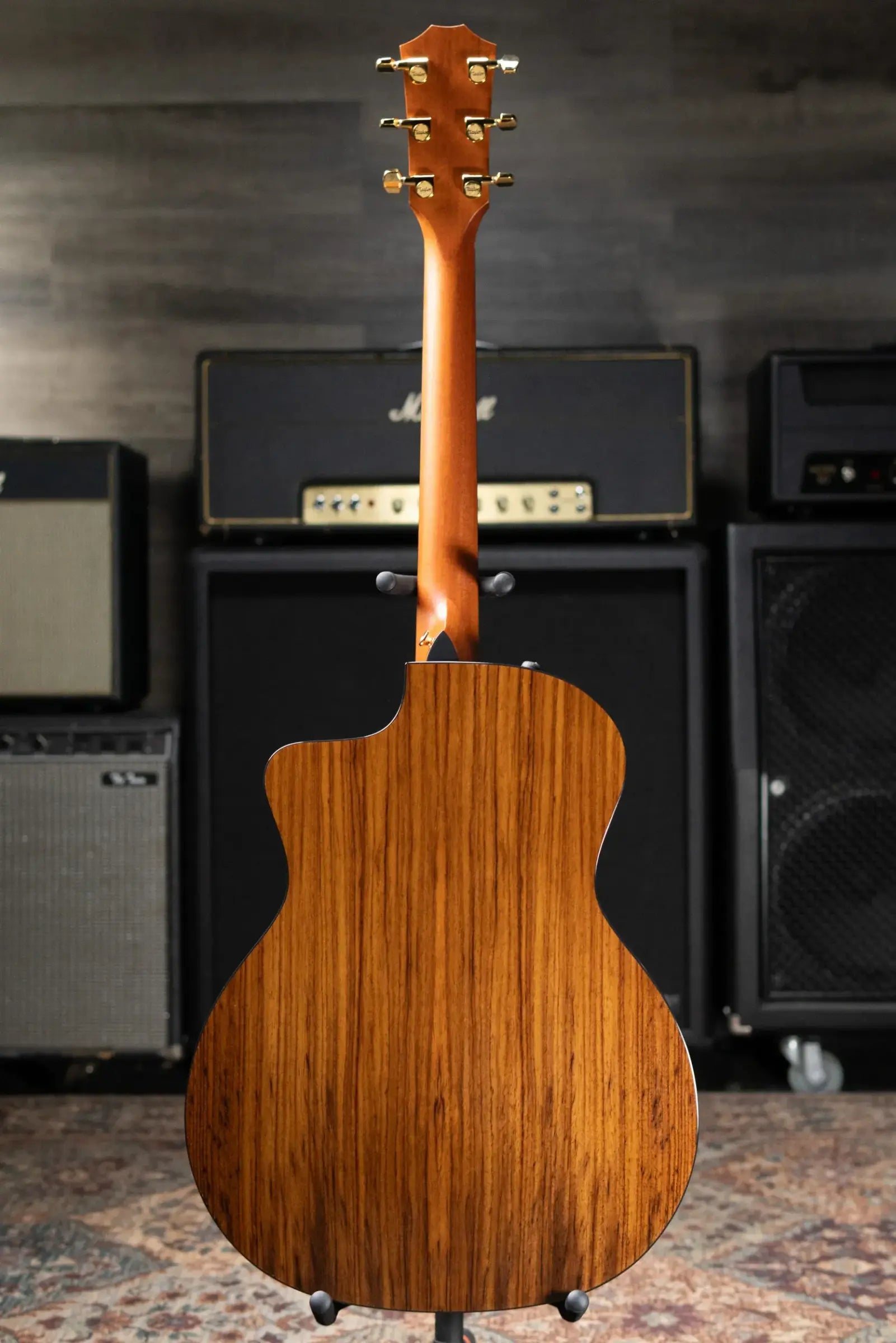 Taylor 214ce DLX Sunset Blvd Grand Auditorium Acoustic/Electric Guitar - Silverburst with Hardshell Case