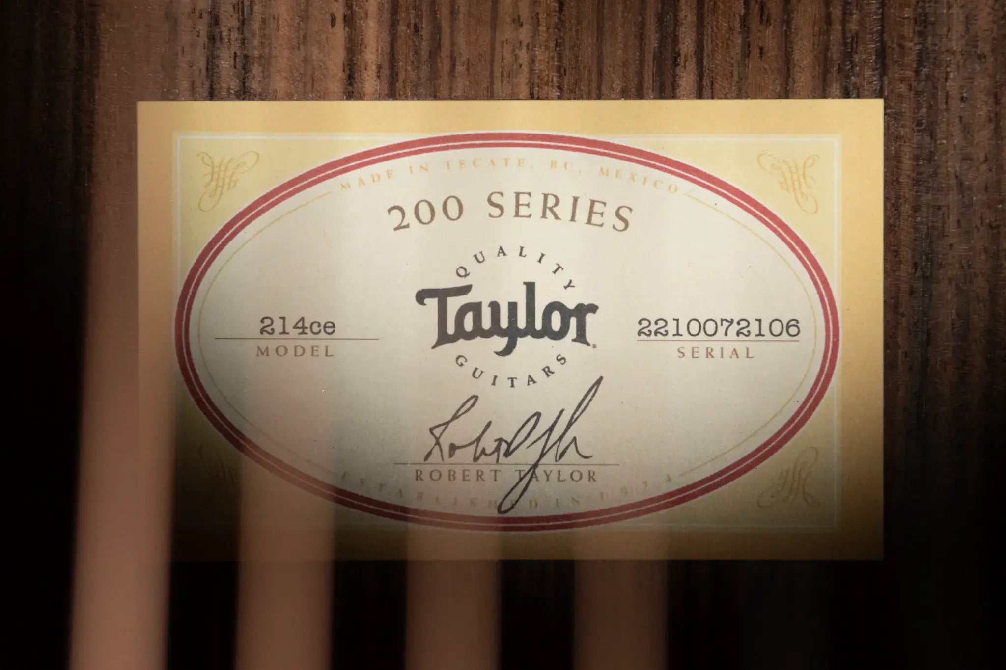 Taylor 214ce Grand Auditorium Acoustic/Electric Guitar - Rosewood with Gig Bag