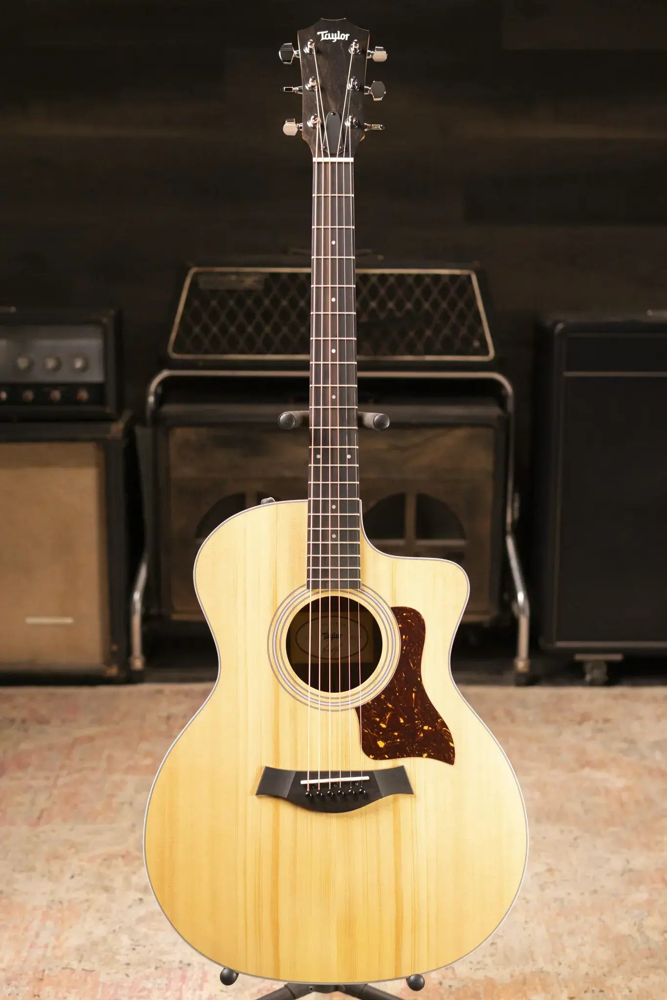 Taylor 214ce Grand Auditorium Acoustic/Electric Guitar with Gig Bag - Factory Demo