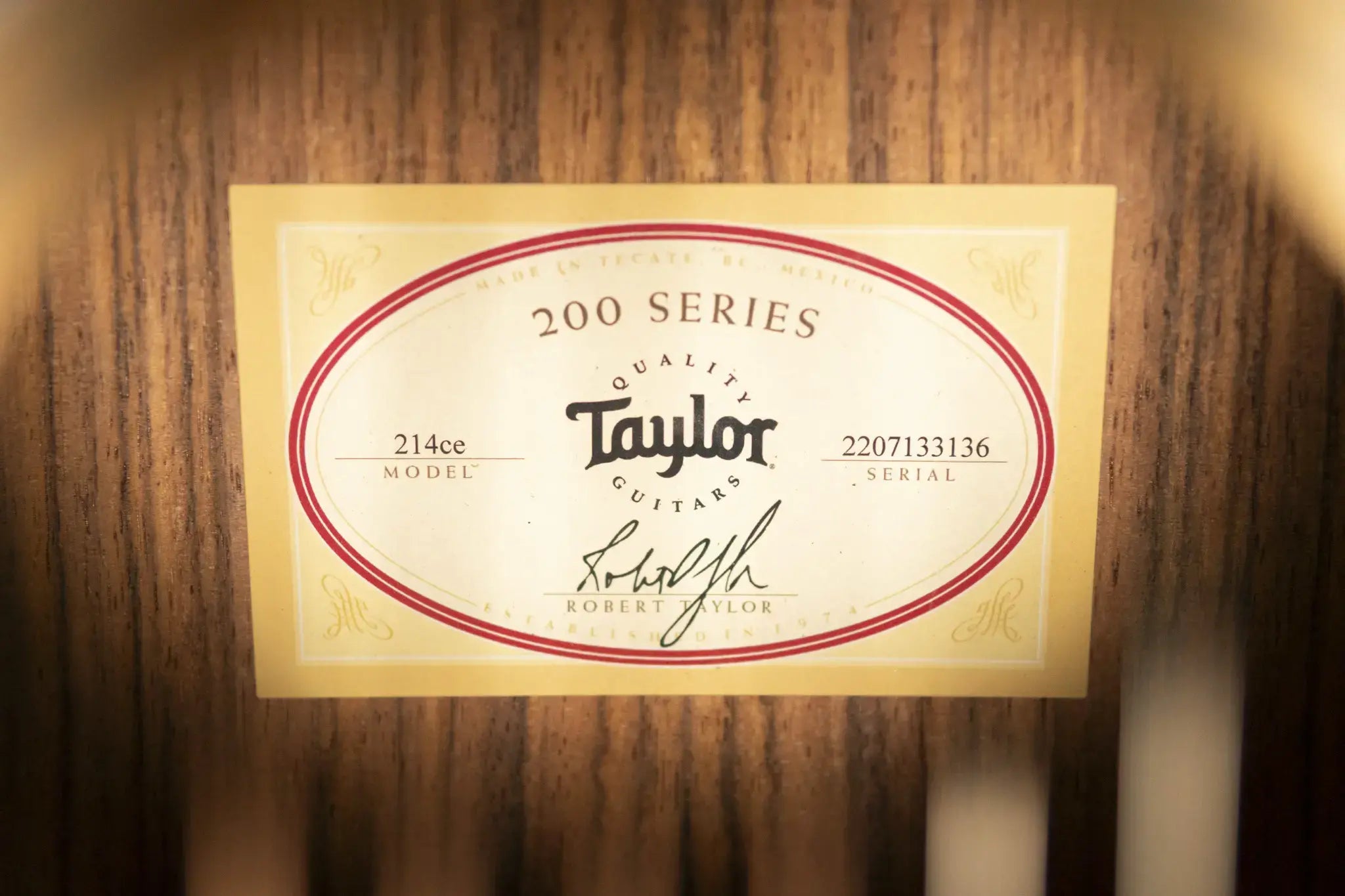 Taylor 214ce Grand Auditorium Acoustic/Electric Guitar with Gig Bag - Factory Demo