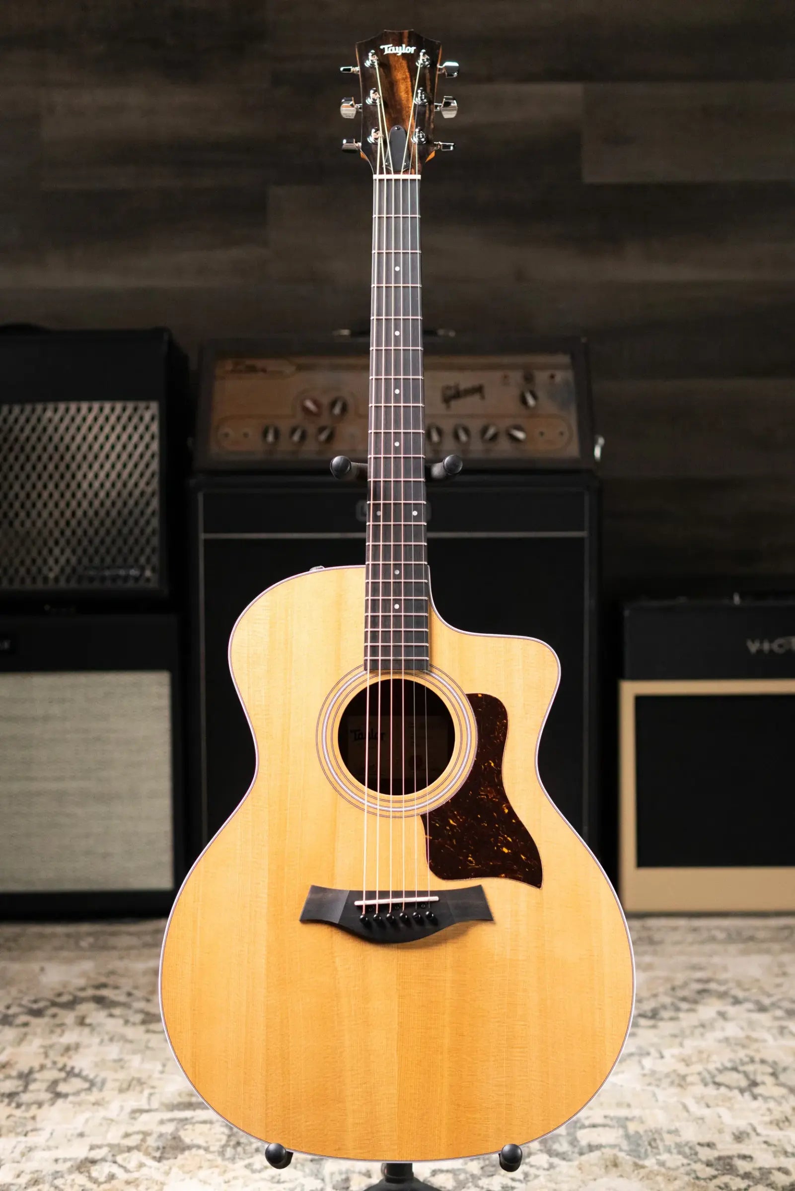 Taylor 214ce Grand Auditorium Acoustic/Electric Guitar with Gig Bag - Factory Demo