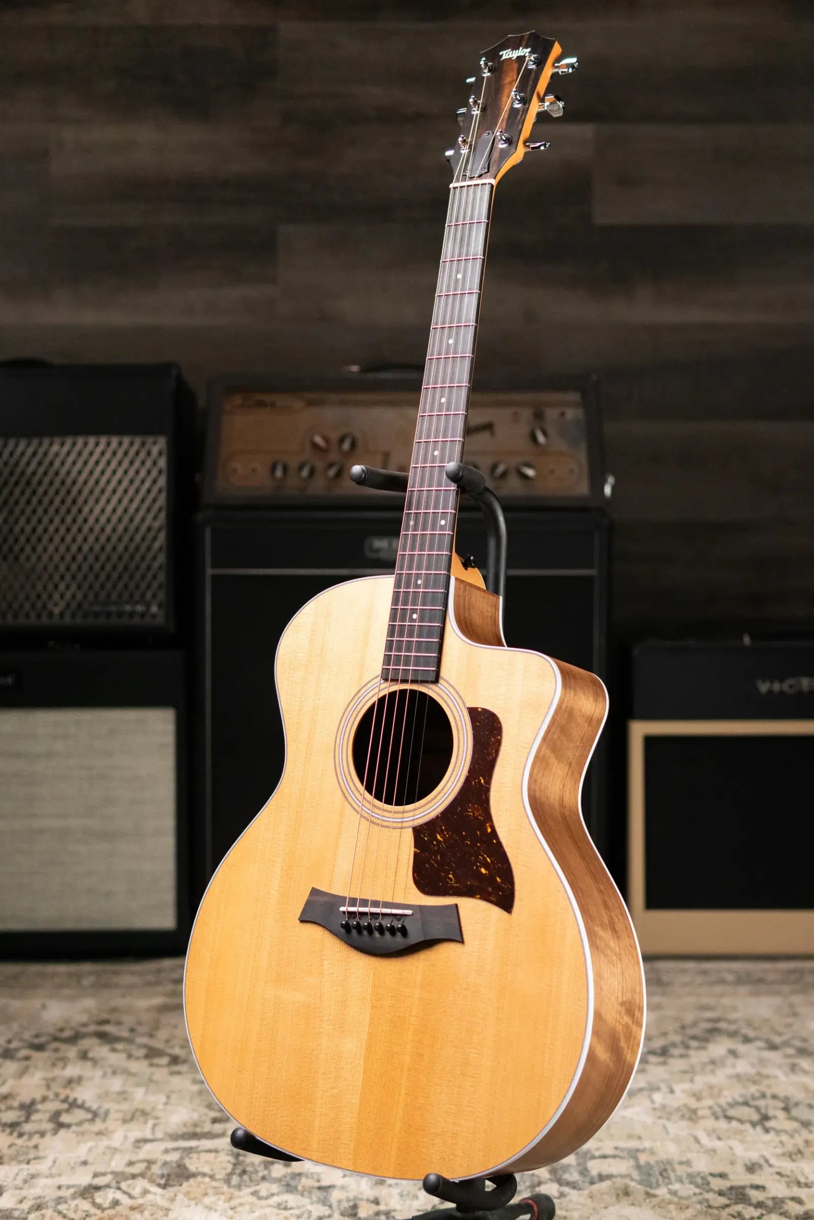 Taylor 214ce Grand Auditorium Acoustic/Electric Guitar with Gig Bag - Factory Demo