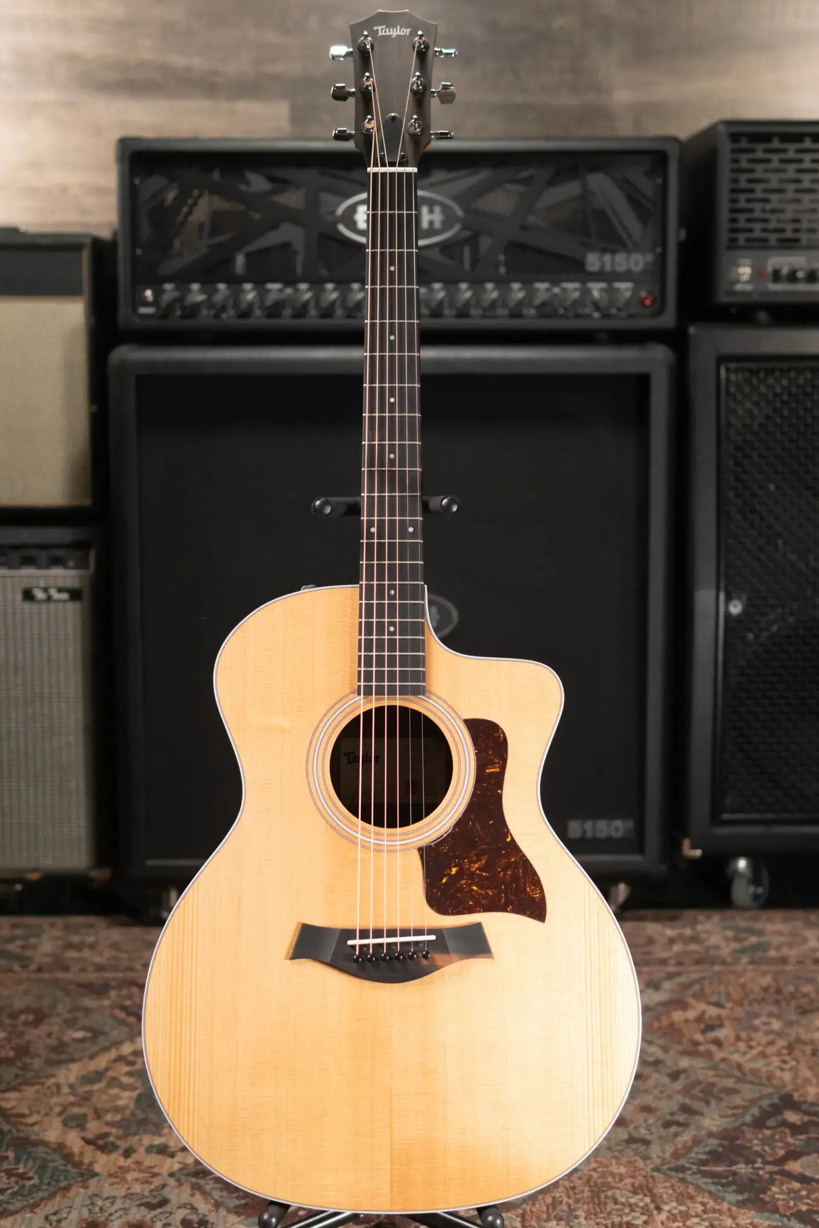 Taylor 214ce Grand Auditorium Acoustic-Electric Guitar with Structured Gig Bag