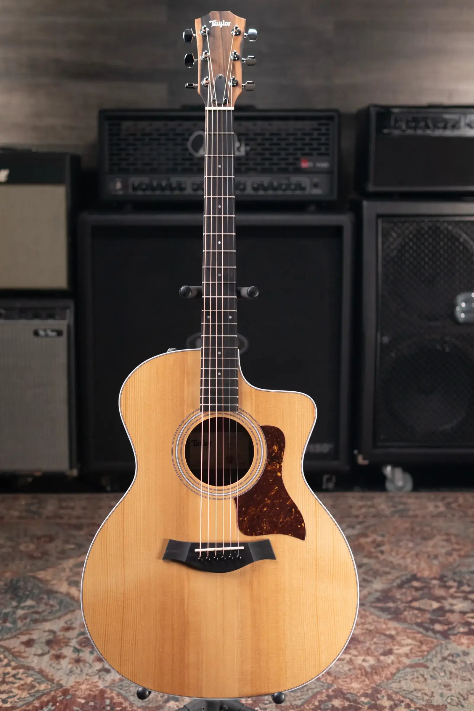 Taylor 214ce Grand Auditorium Acoustic/Electric Guitar with Structured Gig Bag