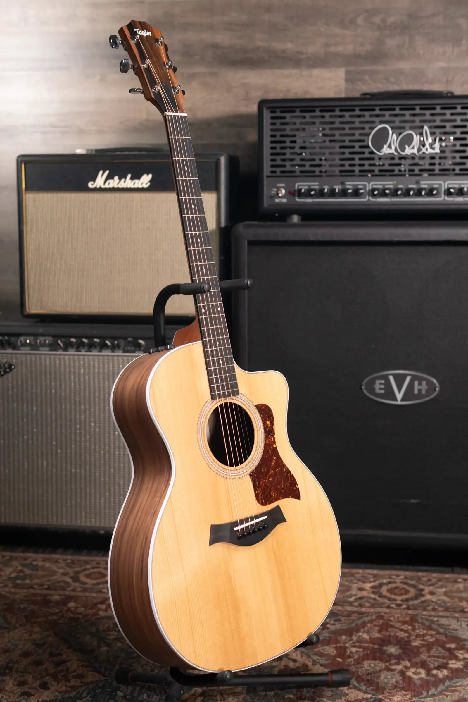 Taylor 214ce Grand Auditorium Acoustic/Electric Guitar with Structured Gig Bag