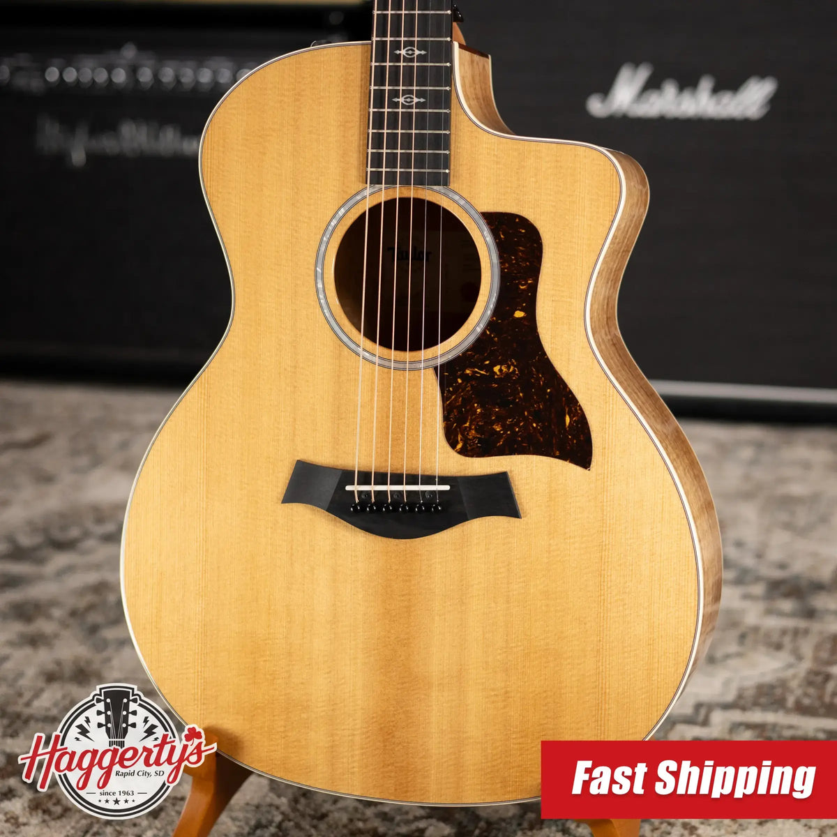 Taylor 214ce-K DLX Grand Auditorium Acoustic/Electric Guitar with Gig Bag - Used