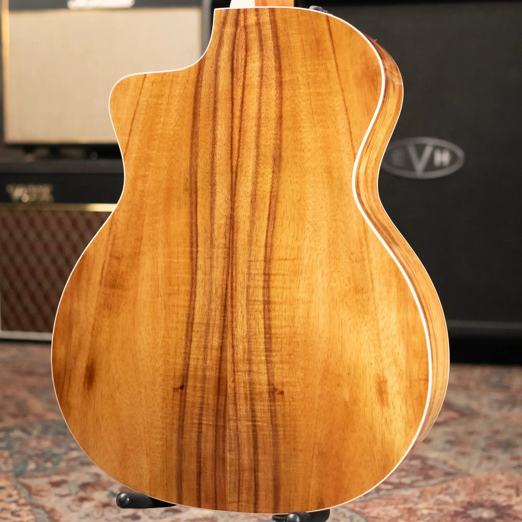 Taylor 214ce-K DLX Grand Auditorium Acoustic/Electric Guitar with Hardshell Case - Factory Demo