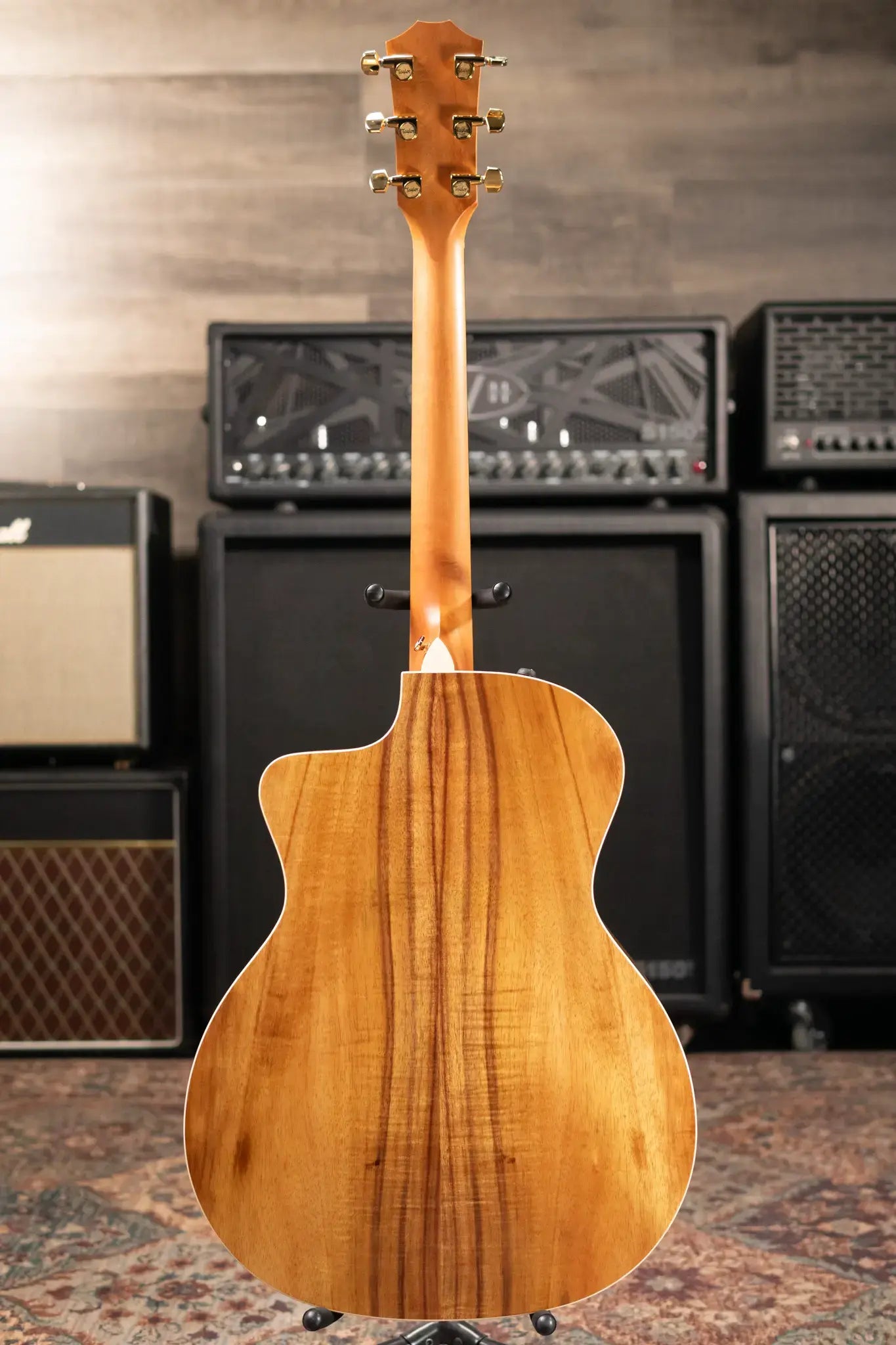 Taylor 214ce-K DLX Grand Auditorium Acoustic/Electric Guitar with Hardshell Case - Factory Demo