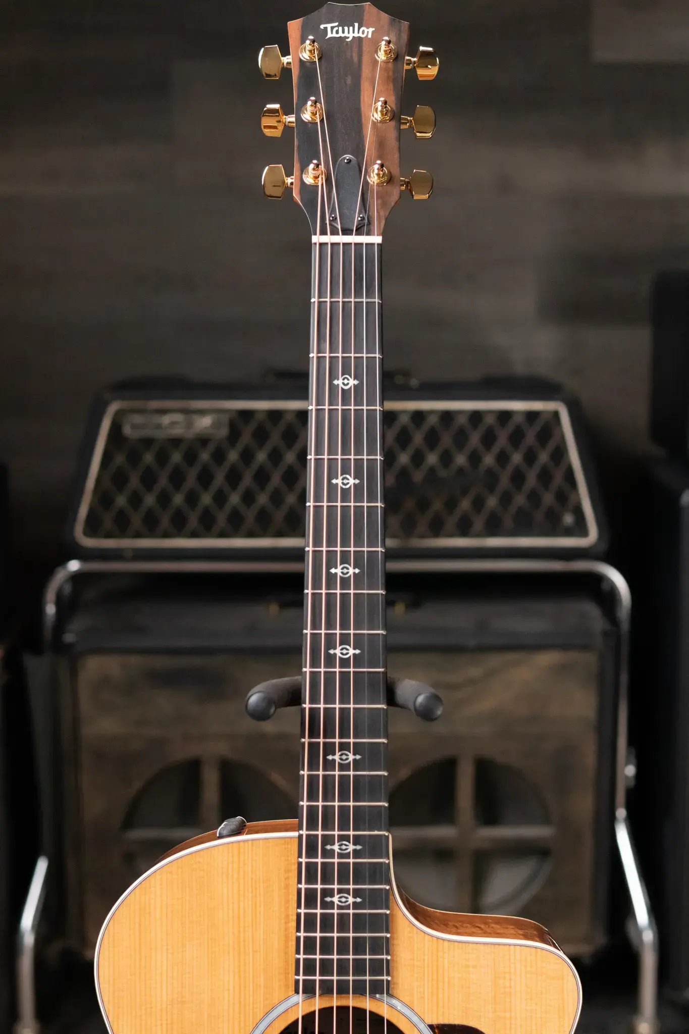 Taylor 214ce-K DLX Grand Auditorium Acoustic/Electric Guitar with Hardshell Case - Factory Demo