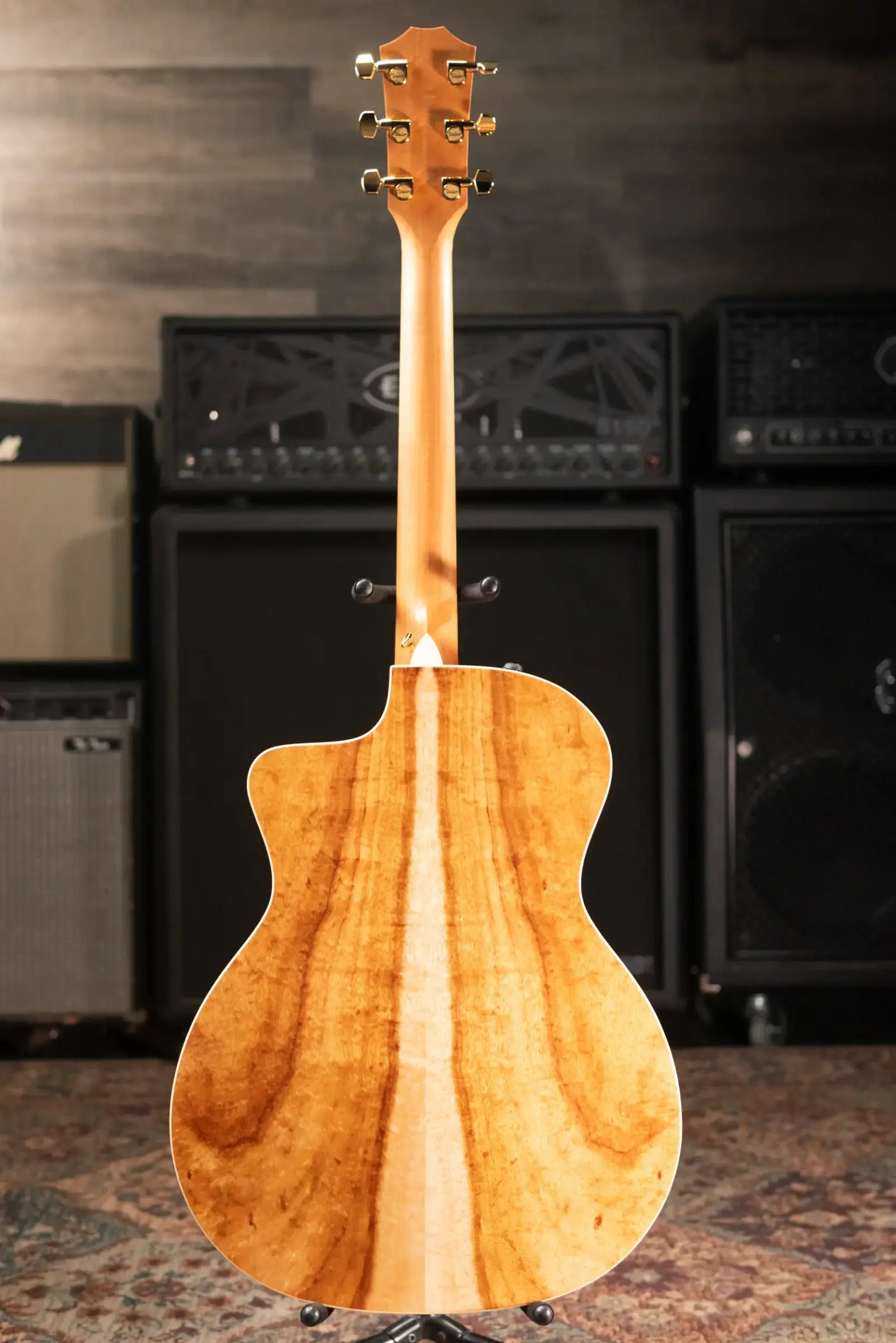 Taylor 214ce-K DLX Grand Auditorium Acoustic/Electric Guitar with Hardshell Case