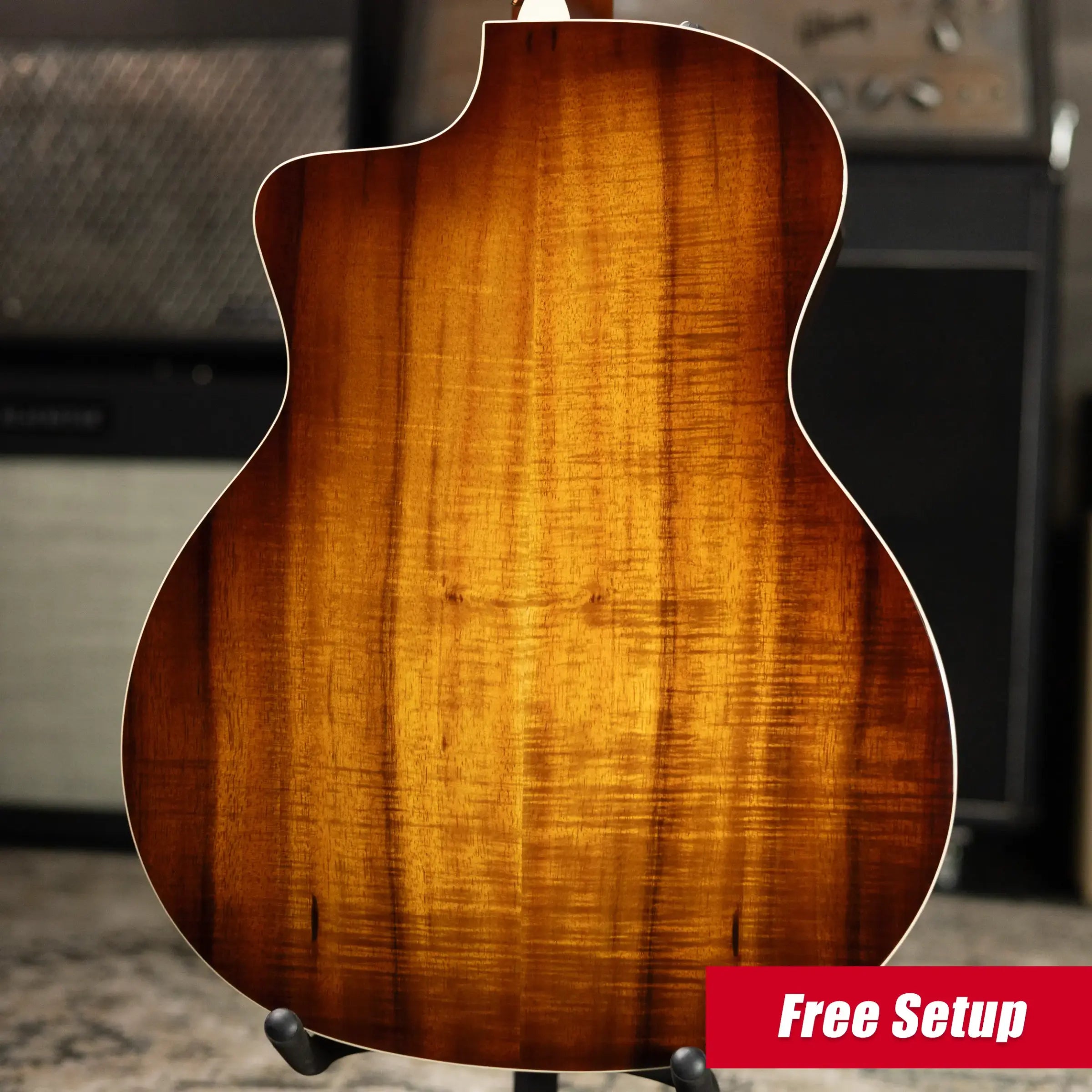 Taylor 214ce-K DLX Special Edition Grand Auditorium Acoustic/Electric Guitar - Honeyburst with Hardshell Case