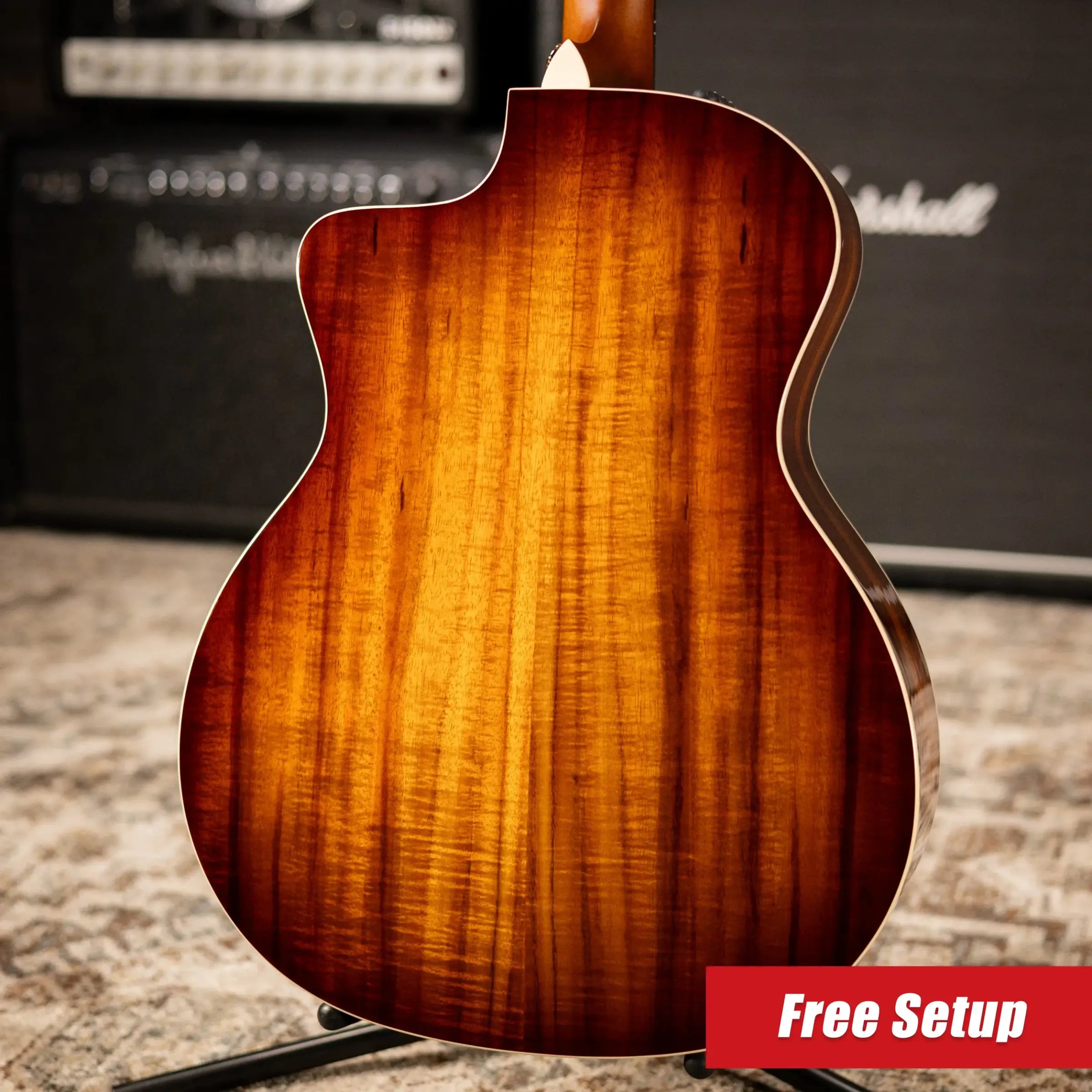 Taylor 214ce-K DLX Special Edition Grand Auditorium Acoustic/Electric Guitar - Honeyburst with Hardshell Case
