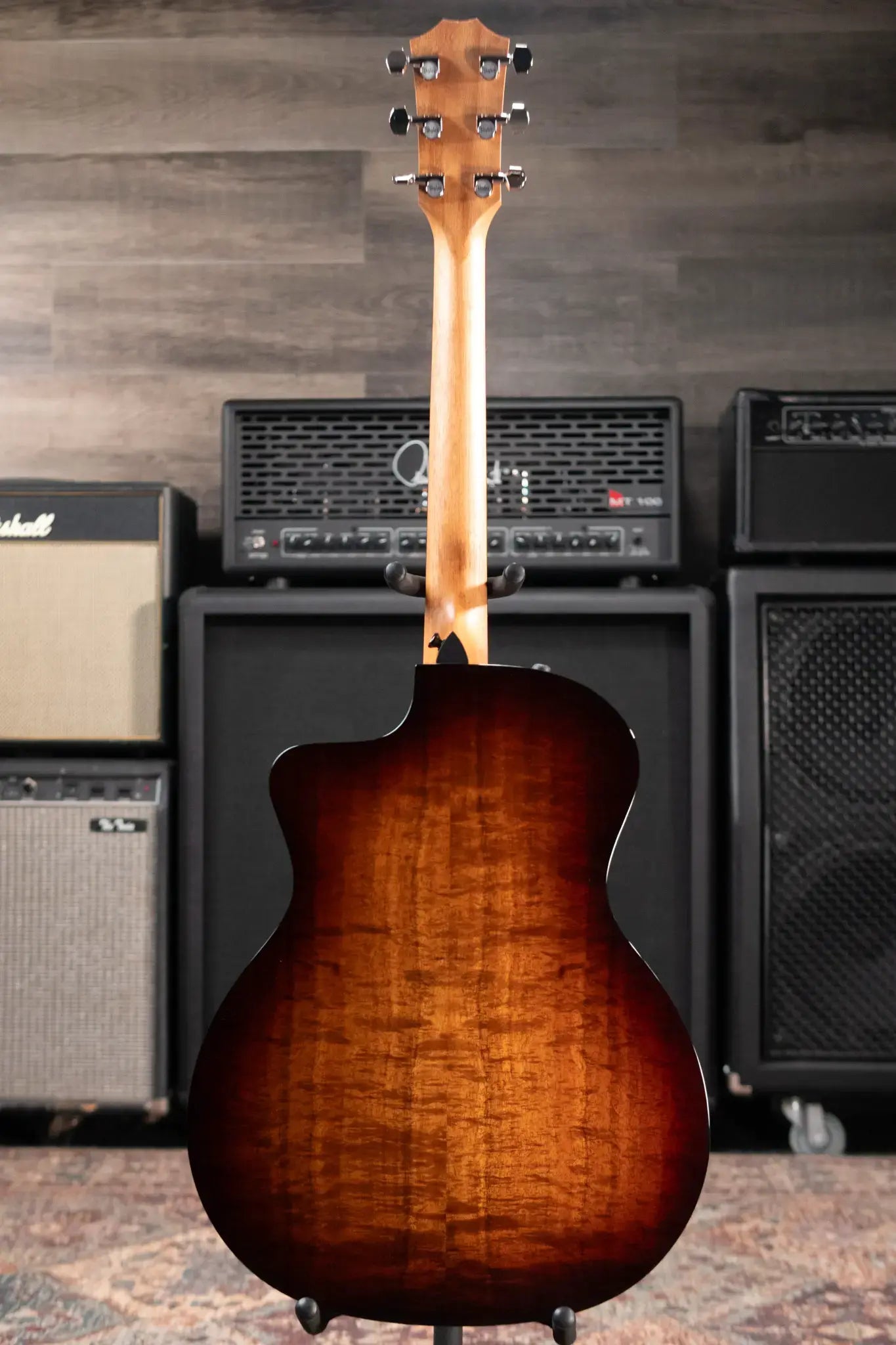 Taylor 214ce-K SB Plus Grand Auditorium Acoustic/Electric Guitar - Shaded Edgeburst with Aerocase