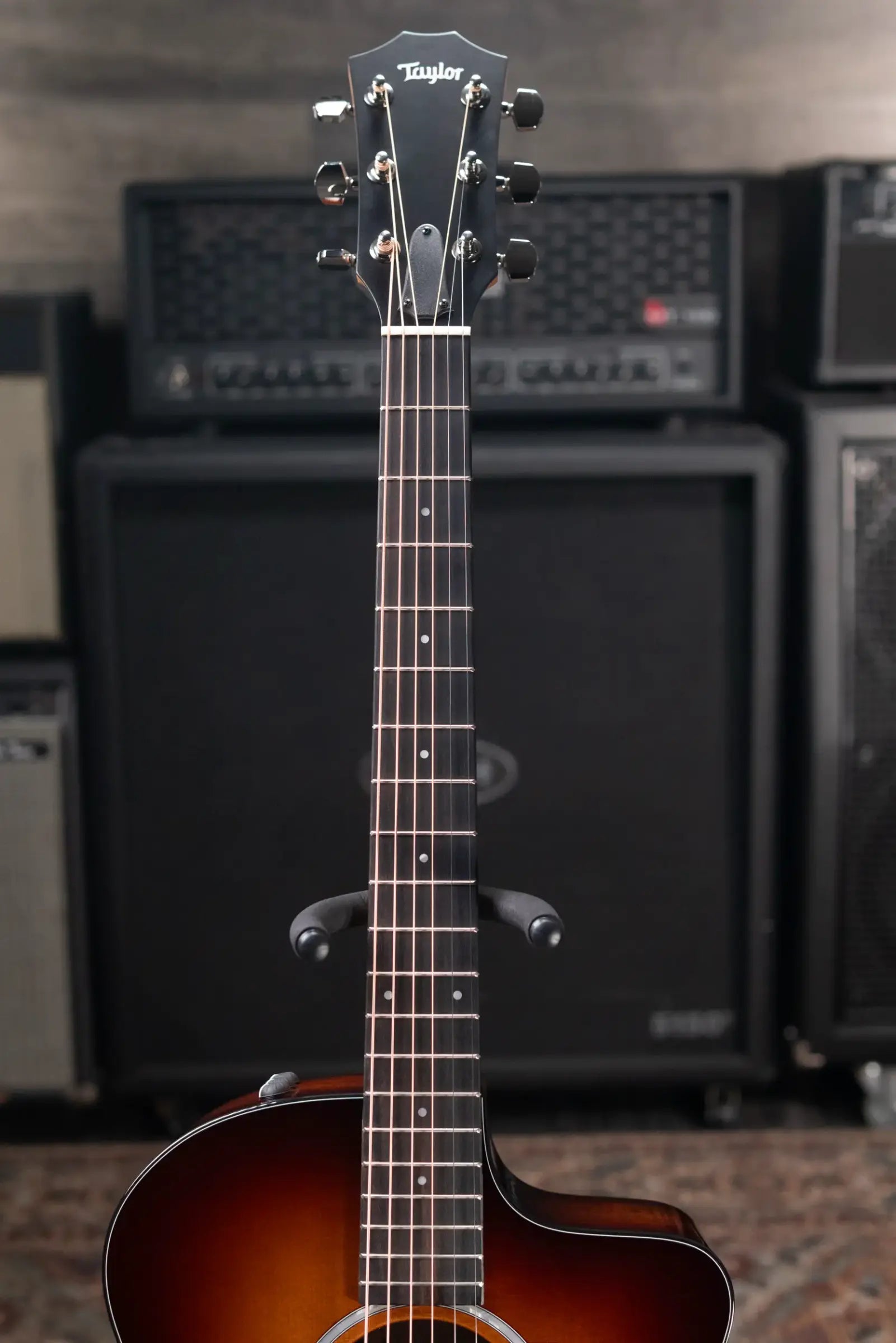 Taylor 214ce-K SB Plus Grand Auditorium Acoustic/Electric Guitar - Sunburst with Aerocase