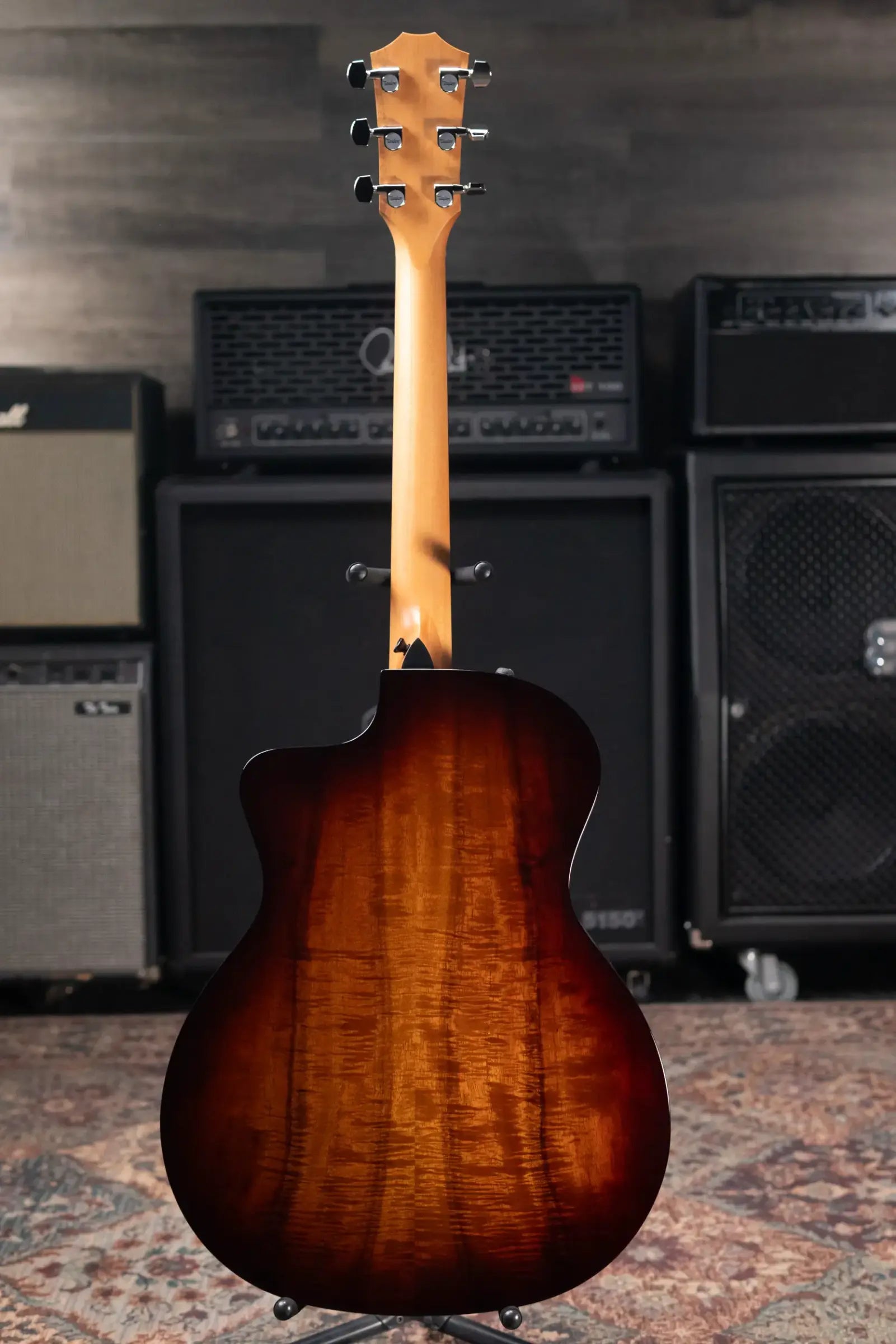 Taylor 214ce-K SB Plus Grand Auditorium Acoustic/Electric Guitar - Sunburst with Aerocase