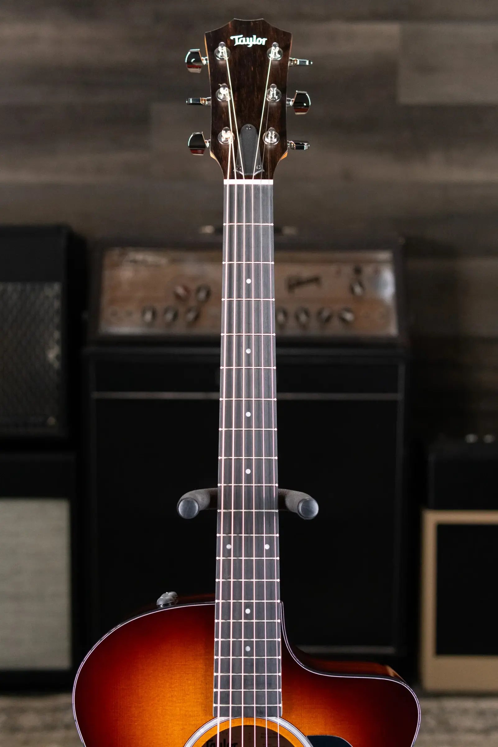 Taylor 214ce-K SB Plus Grand Auditorium Acoustic/Electric Guitar - Sunburst with Aerocase