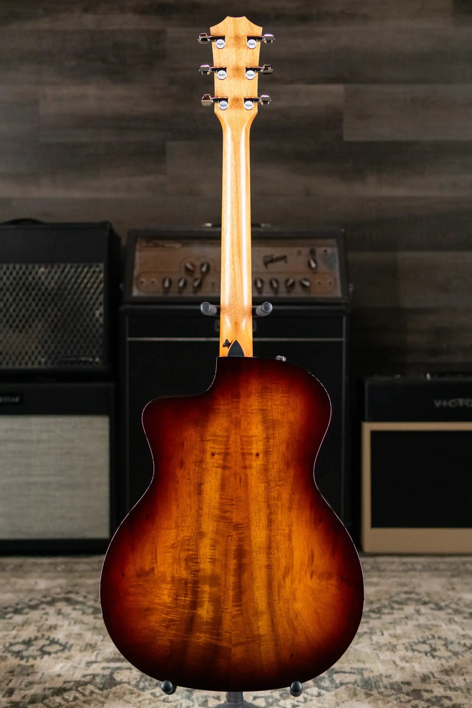 Taylor 214ce-K SB Plus Grand Auditorium Acoustic/Electric Guitar - Sunburst with Aerocase