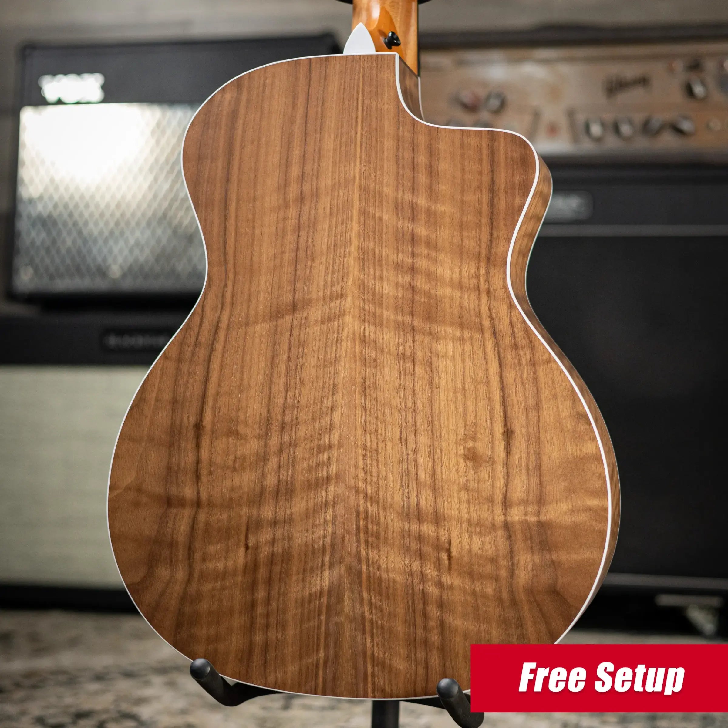 Taylor 214ce-N Left-Handed Nylon Grand Auditorium Acoustic/Electric Guitar with Gig Bag