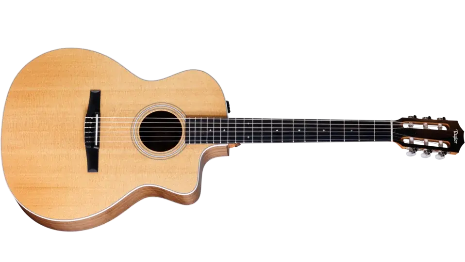 Taylor 214ce-N Nylon Grand Auditorium Acoustic/Electric Guitar with Gig Bag