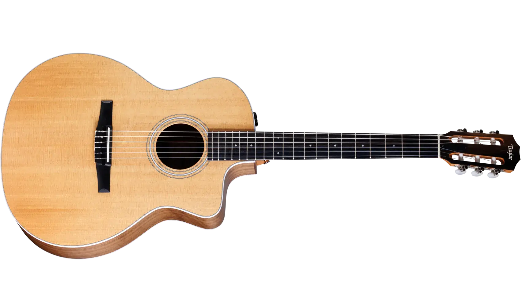 Taylor 214ce-N Nylon Grand Auditorium Acoustic/Electric Guitar with Gig Bag