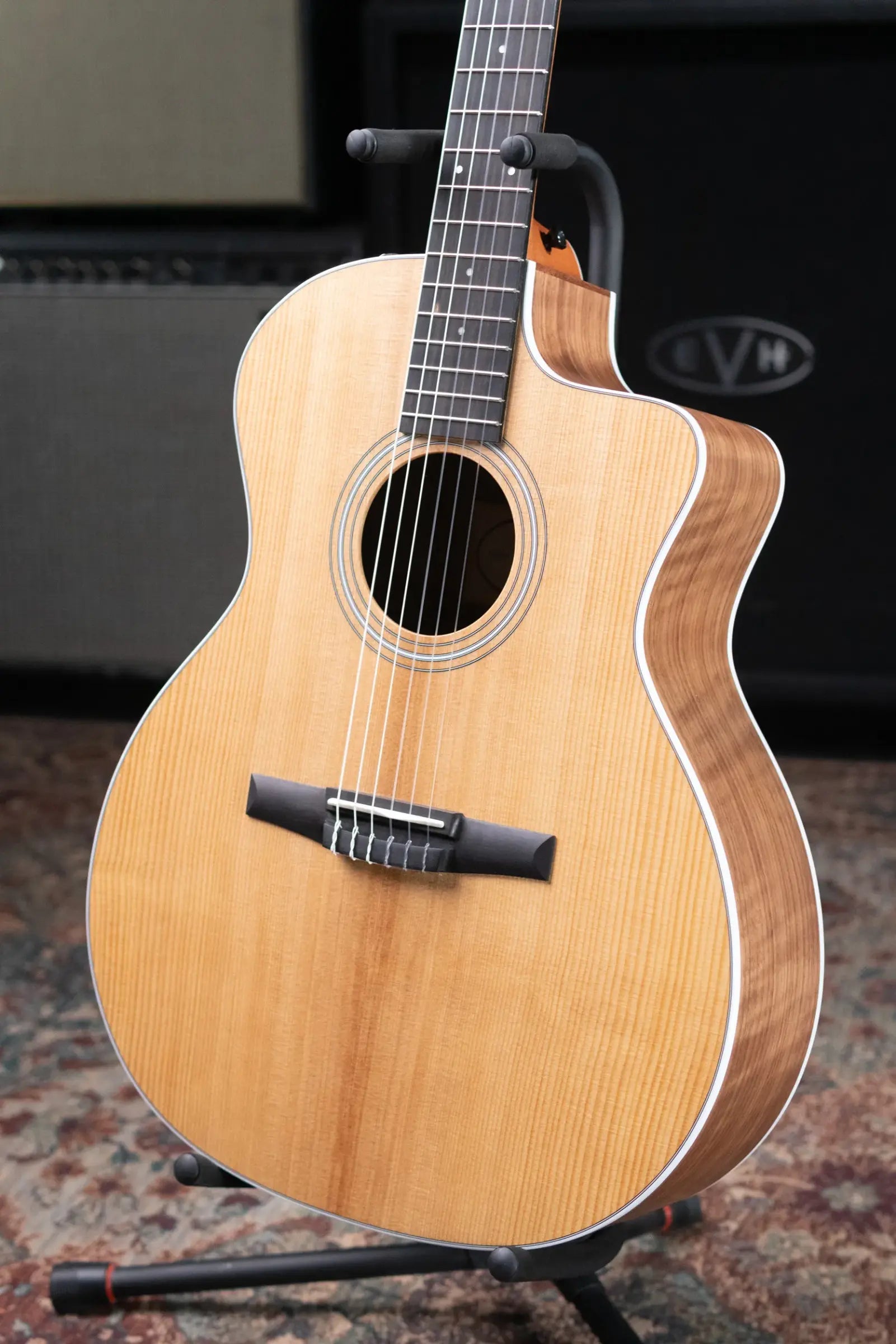 Taylor 214ce-N Nylon Grand Auditorium Acoustic/Electric Guitar with Gig Bag