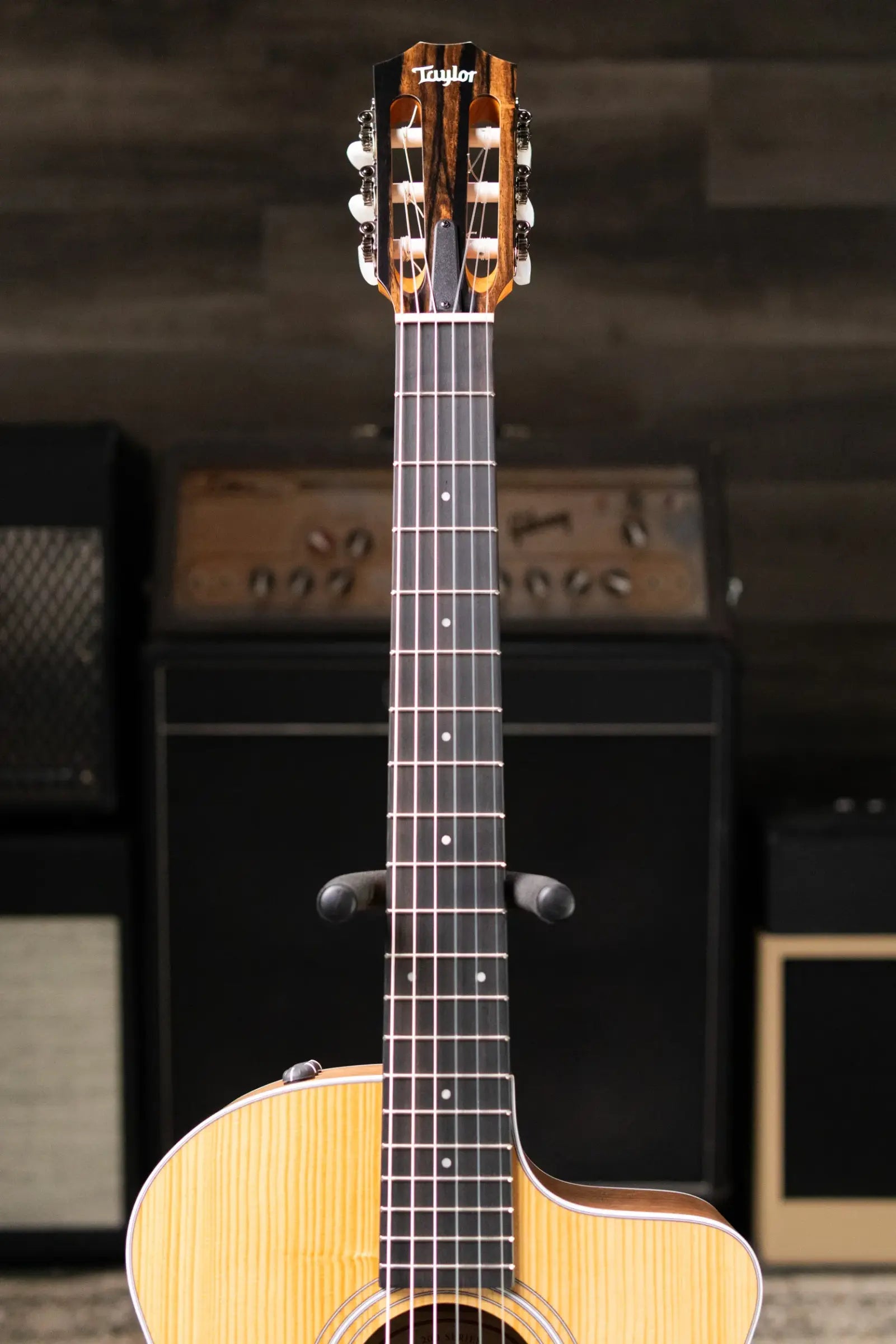 Taylor 214ce-N Nylon Grand Auditorium Acoustic/Electric Guitar with Gig Bag