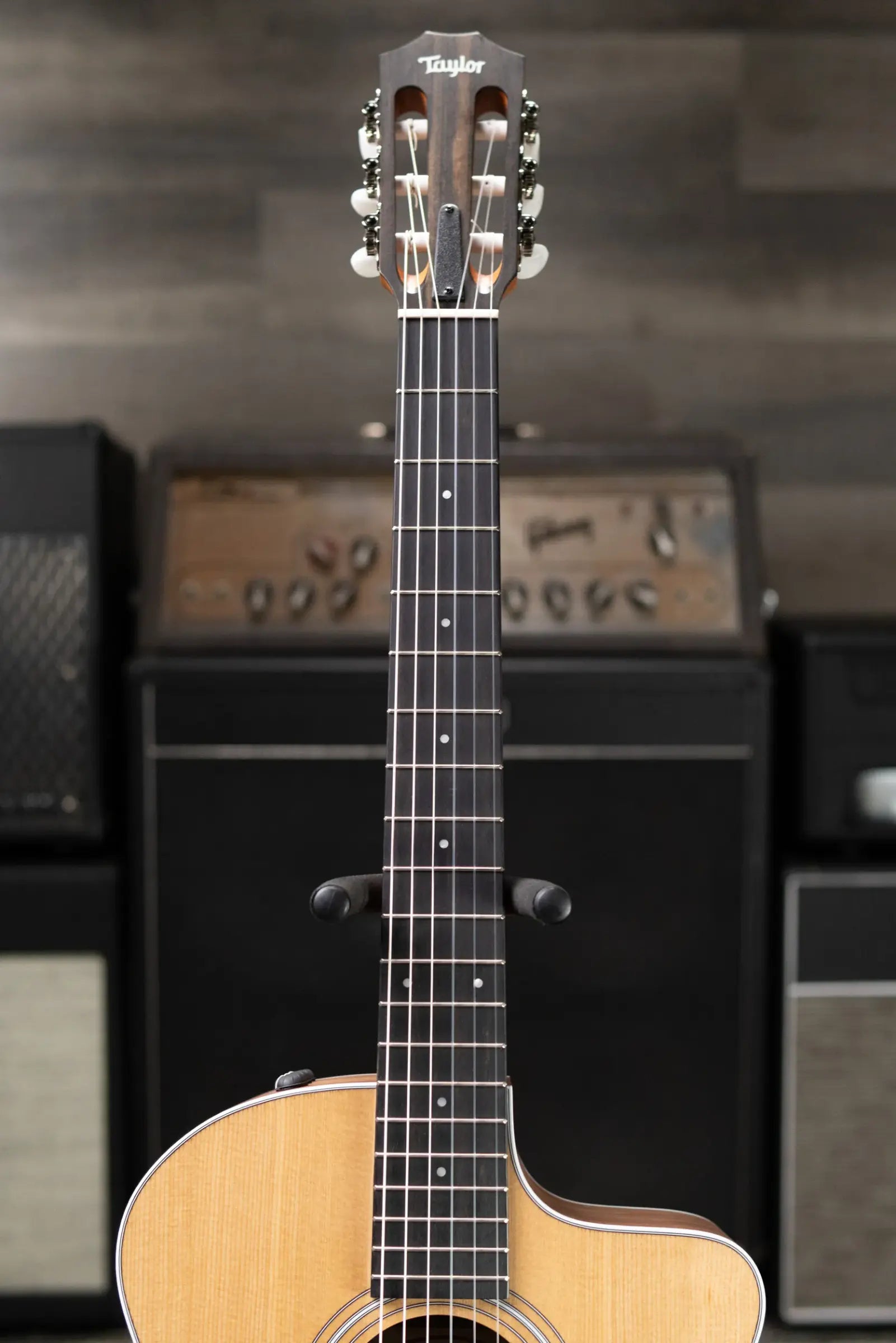 Taylor 214ce-N Nylon Grand Auditorium Acoustic/Electric Guitar with Gig Bag