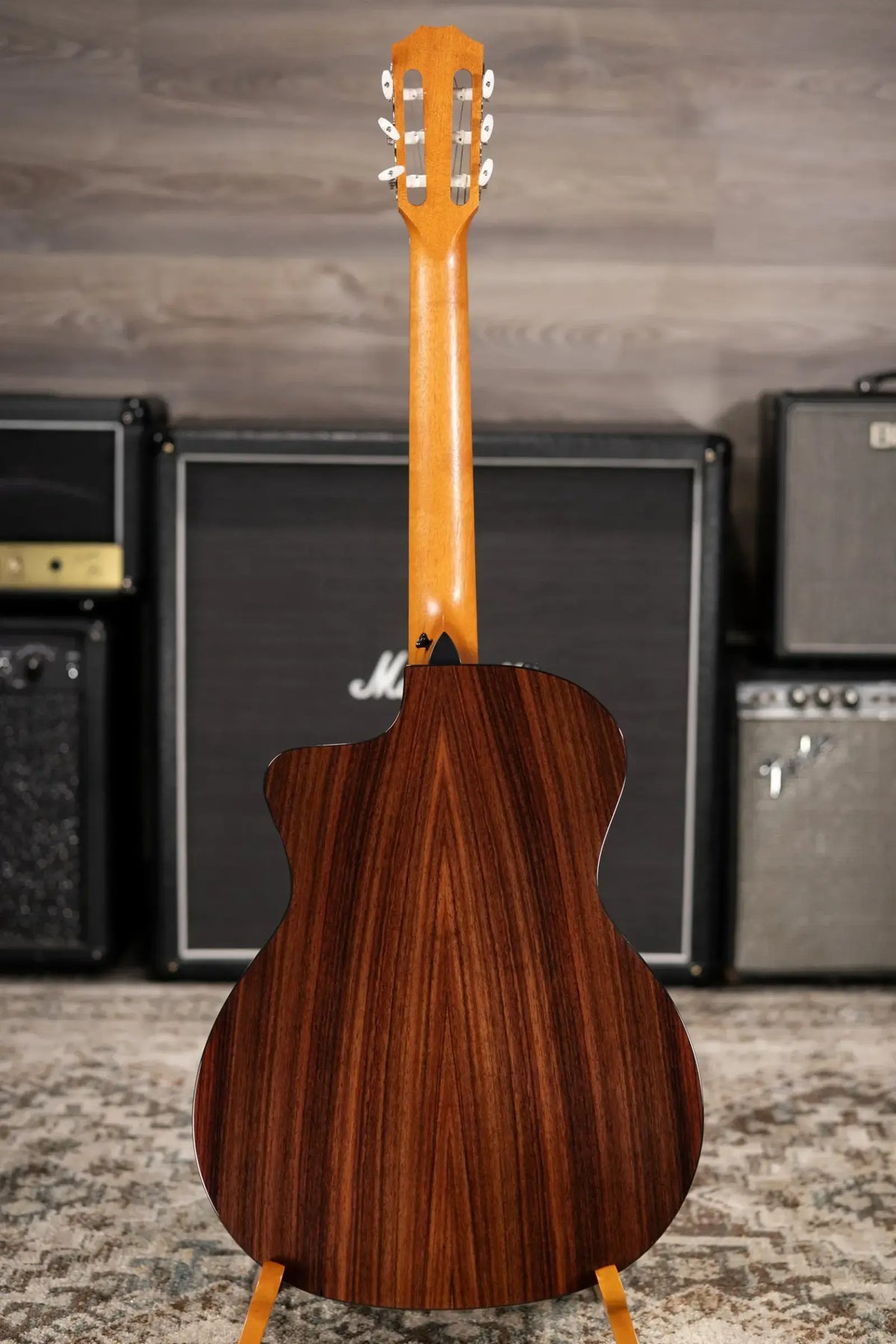 Taylor 214ce-N Plus Sunset Blvd Nylon Grand Auditorium Acoustic/Electric Guitar - Shaded Edge Burst with Aerocase