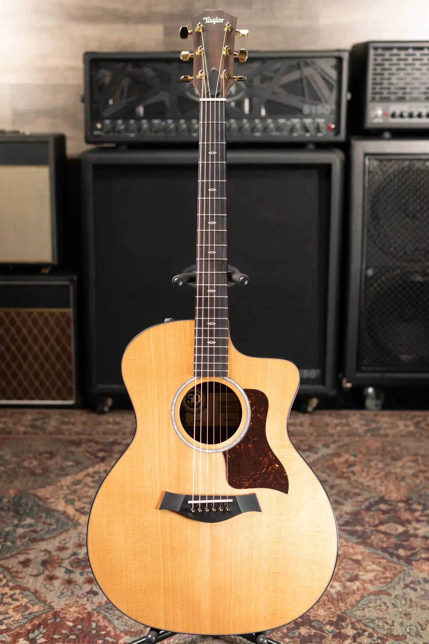 Taylor 214ce Plus LTD 50th Anniversary Grand Auditorium Acoustic/Electric with Aerocase