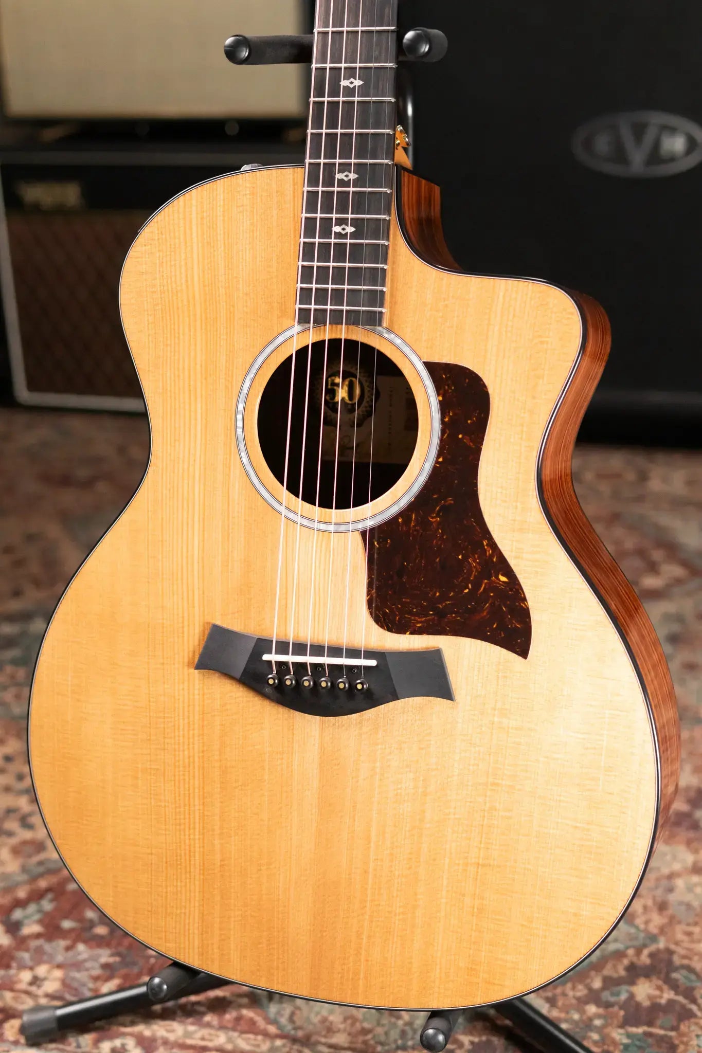Taylor 214ce Plus LTD 50th Anniversary Grand Auditorium Acoustic/Electric with Aerocase