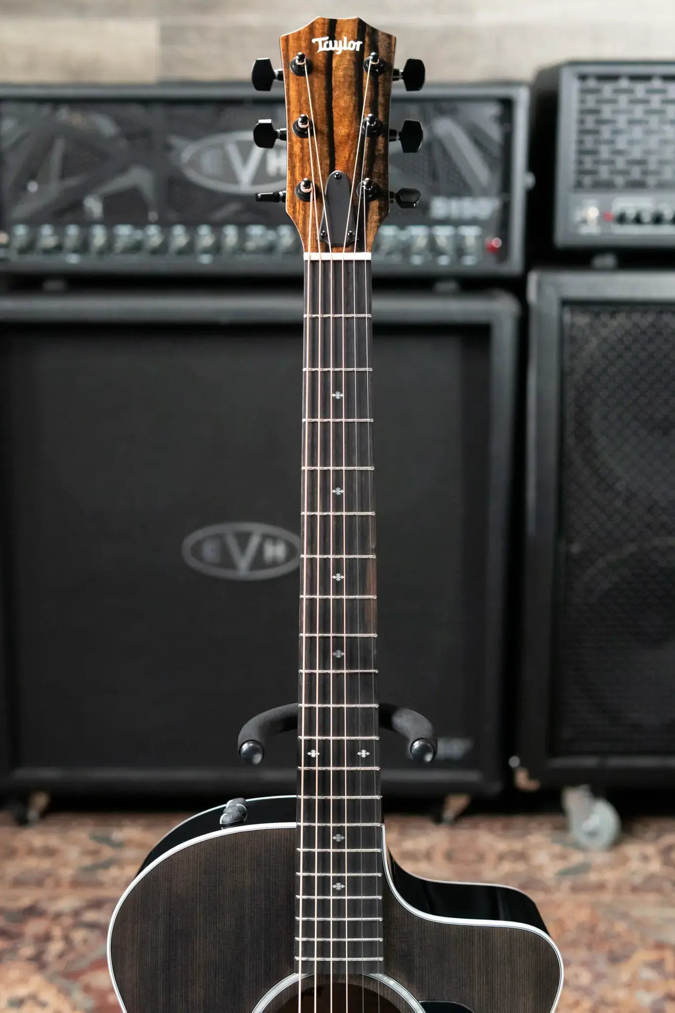 Taylor 214ce Plus Special Edition Grand Auditorium Acoustic/Electric Guitar - Trans Grey Top with Aerocase