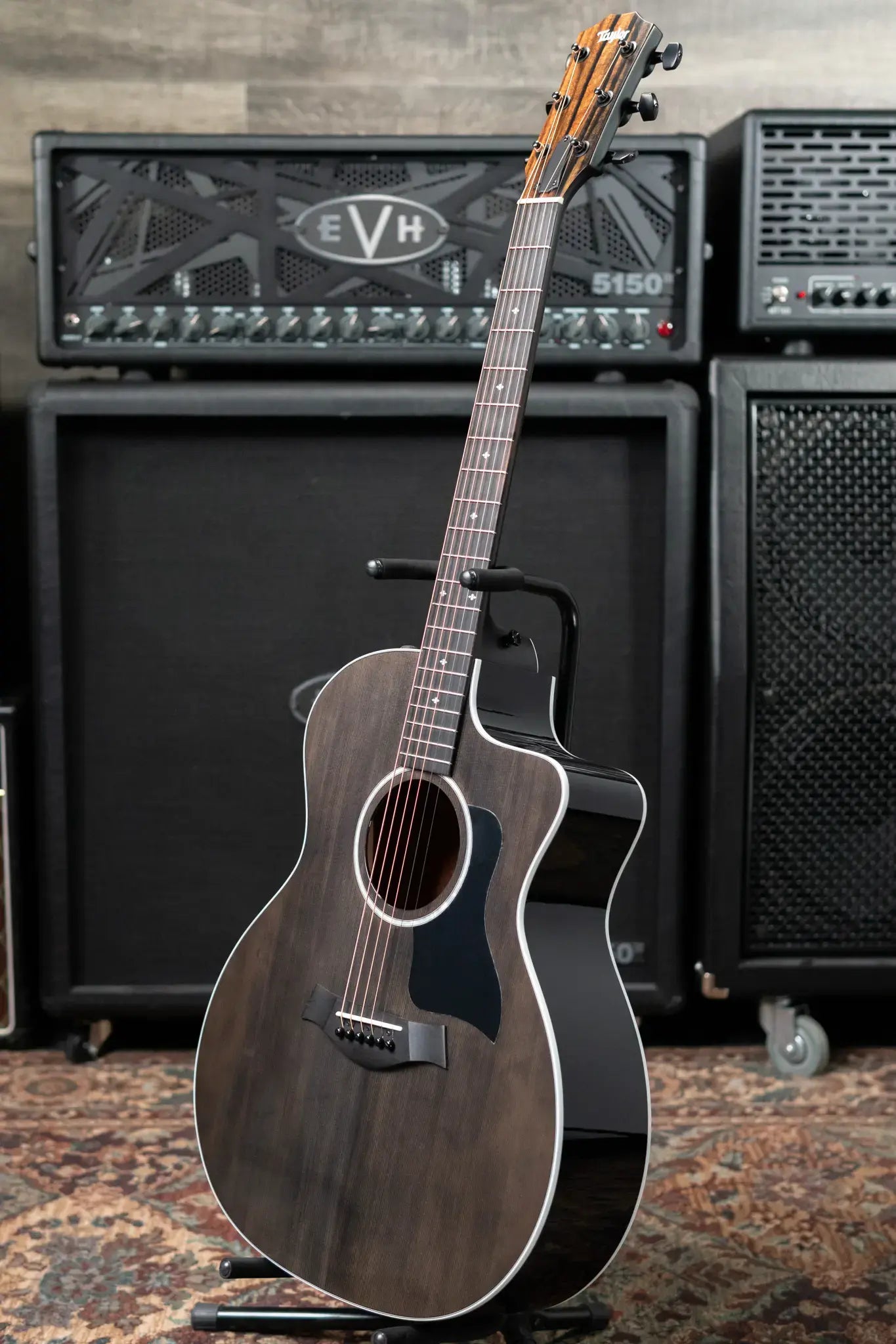Taylor 214ce Plus Special Edition Grand Auditorium Acoustic/Electric Guitar - Trans Grey Top with Aerocase