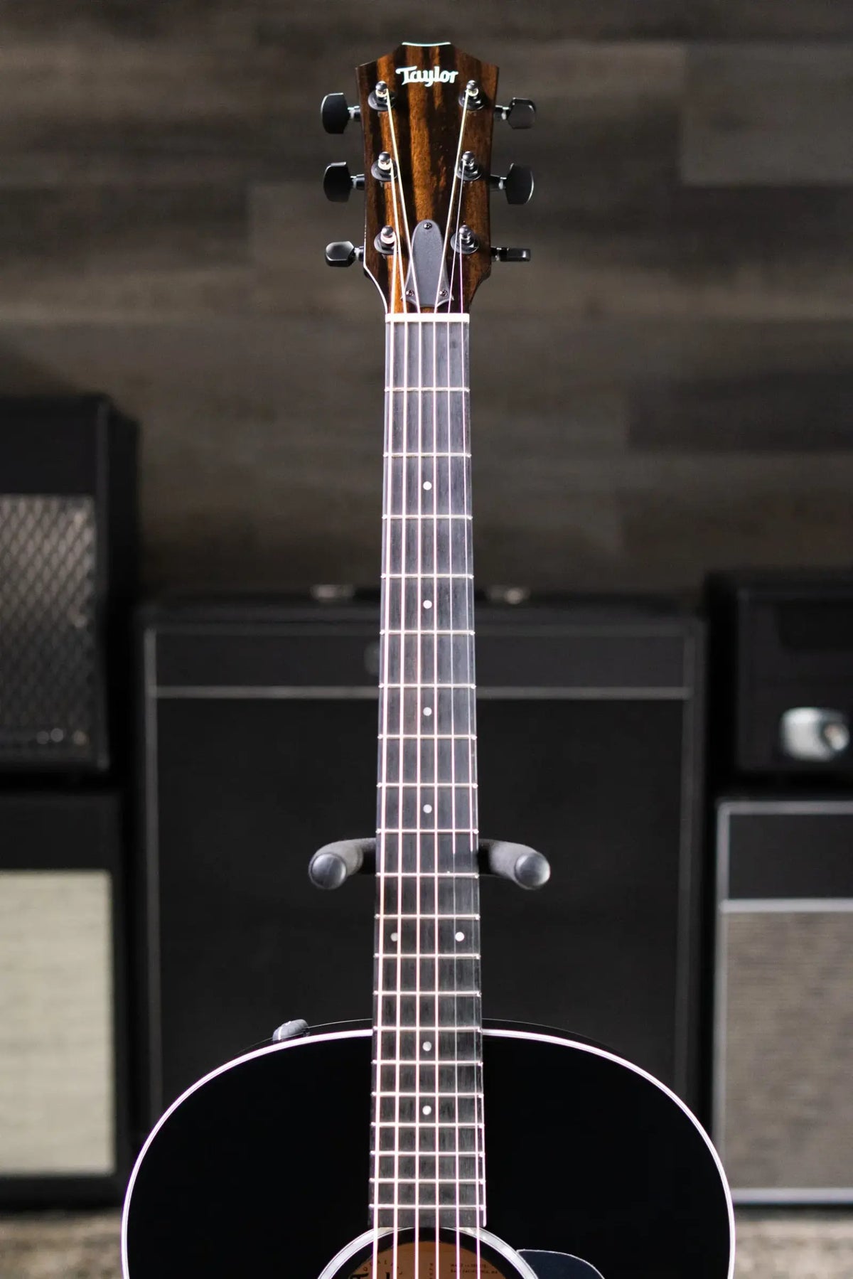 Taylor 217e-BLK Plus Grand Pacific Acoustic/Electric Guitar - Black with Aerocase