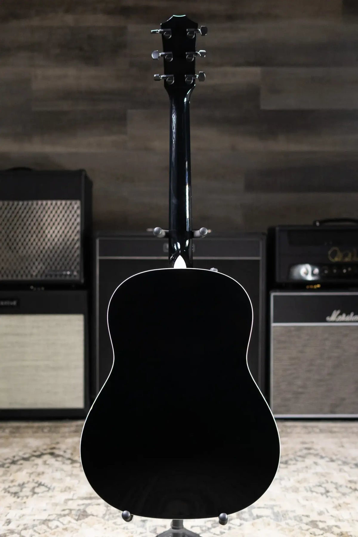 Taylor 217e-BLK Plus Grand Pacific Acoustic/Electric Guitar - Black with Aerocase