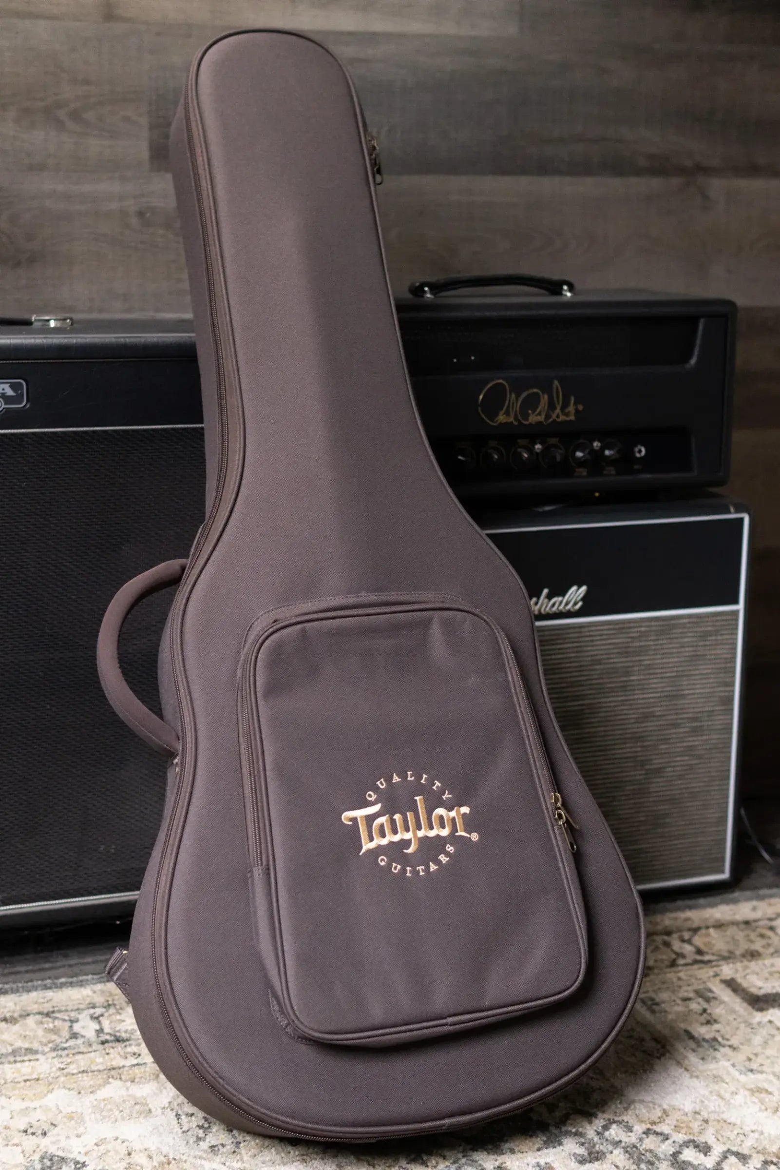 Taylor 217e-BLK Plus Grand Pacific Acoustic/Electric Guitar - Black with Aerocase