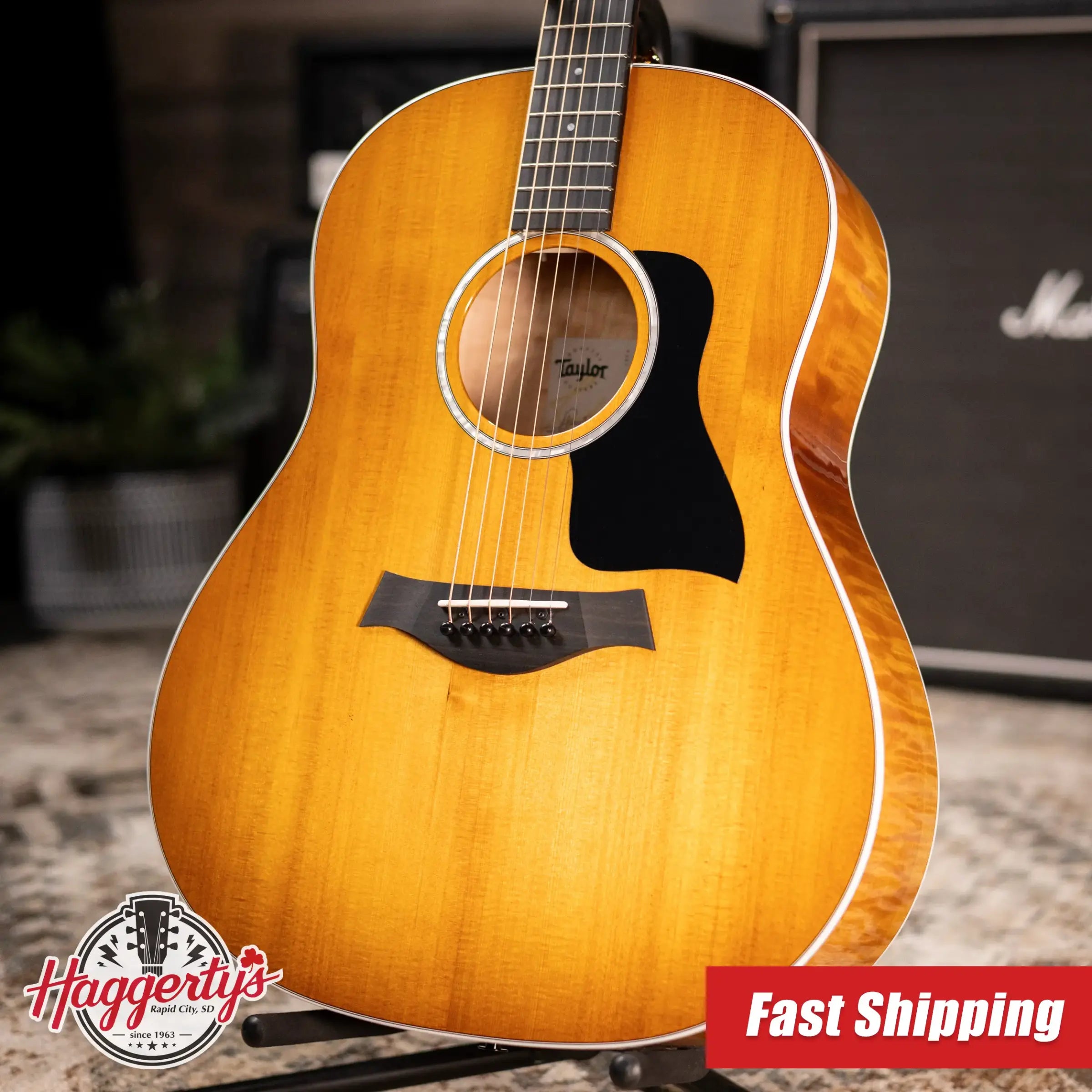 Taylor 217e Plus Special Edition Grand Pacific Acoustic/Electric Guitar - Honeyburst with Aerocase