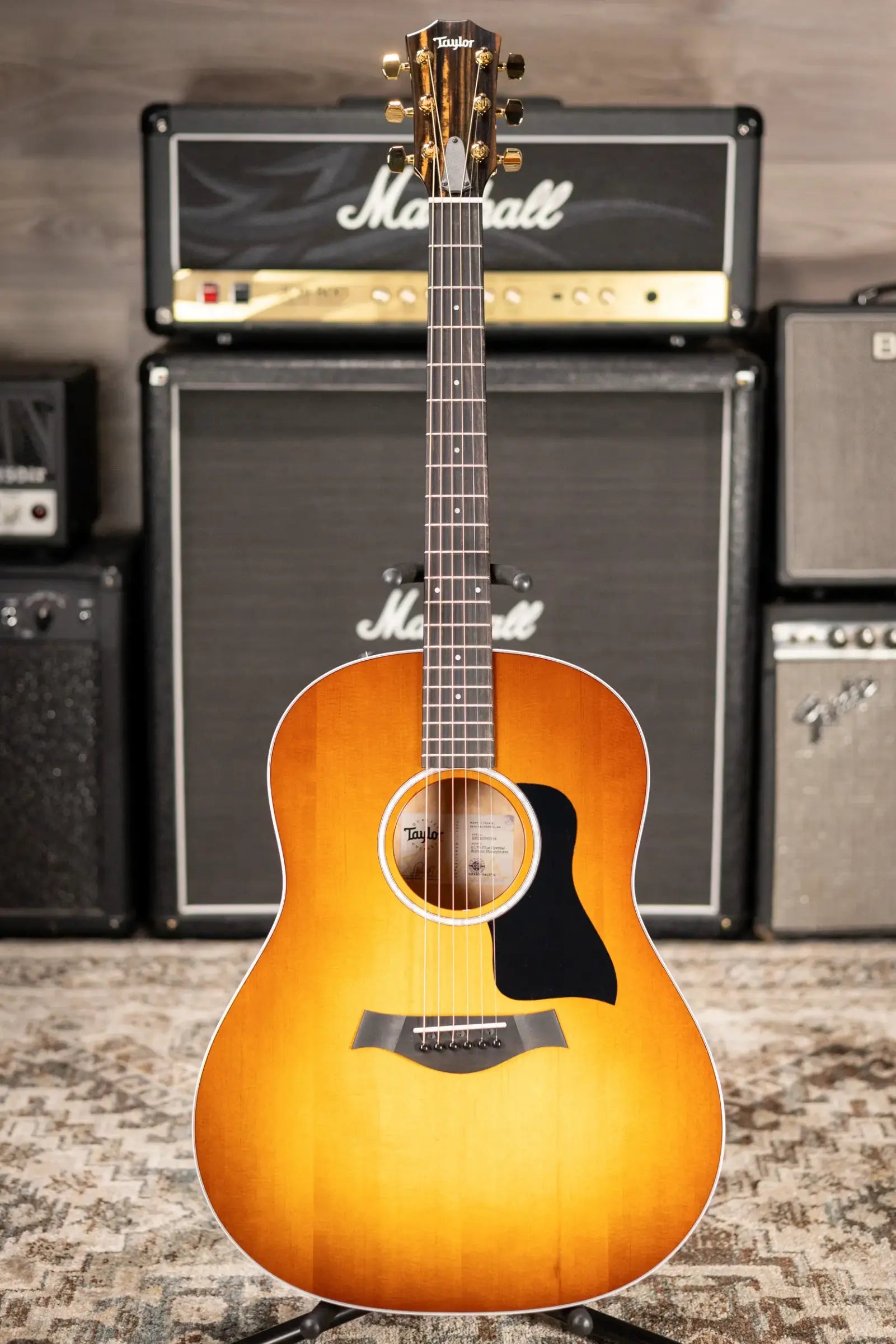 Taylor 217e Plus Special Edition Grand Pacific Acoustic/Electric Guitar - Honeyburst with Aerocase