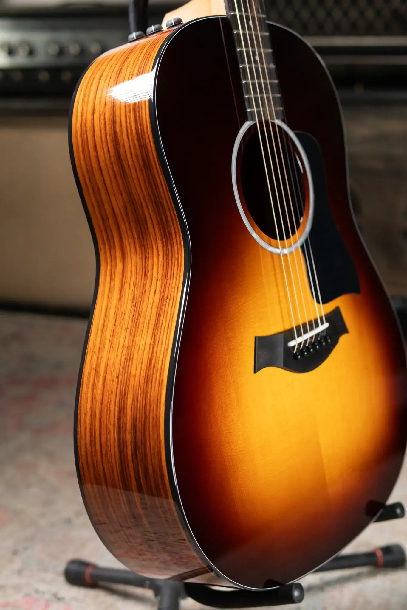 Taylor 217e-SB Plus Grand Pacific Acoustic/Electric - Sunburst with Aerocase