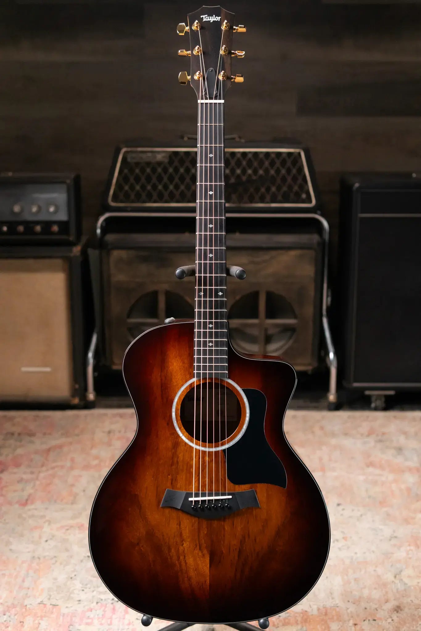 Taylor 224ce-K DLX Grand Auditorium Acoustic/Electric Guitar with Hardshell Case - Factory Demo