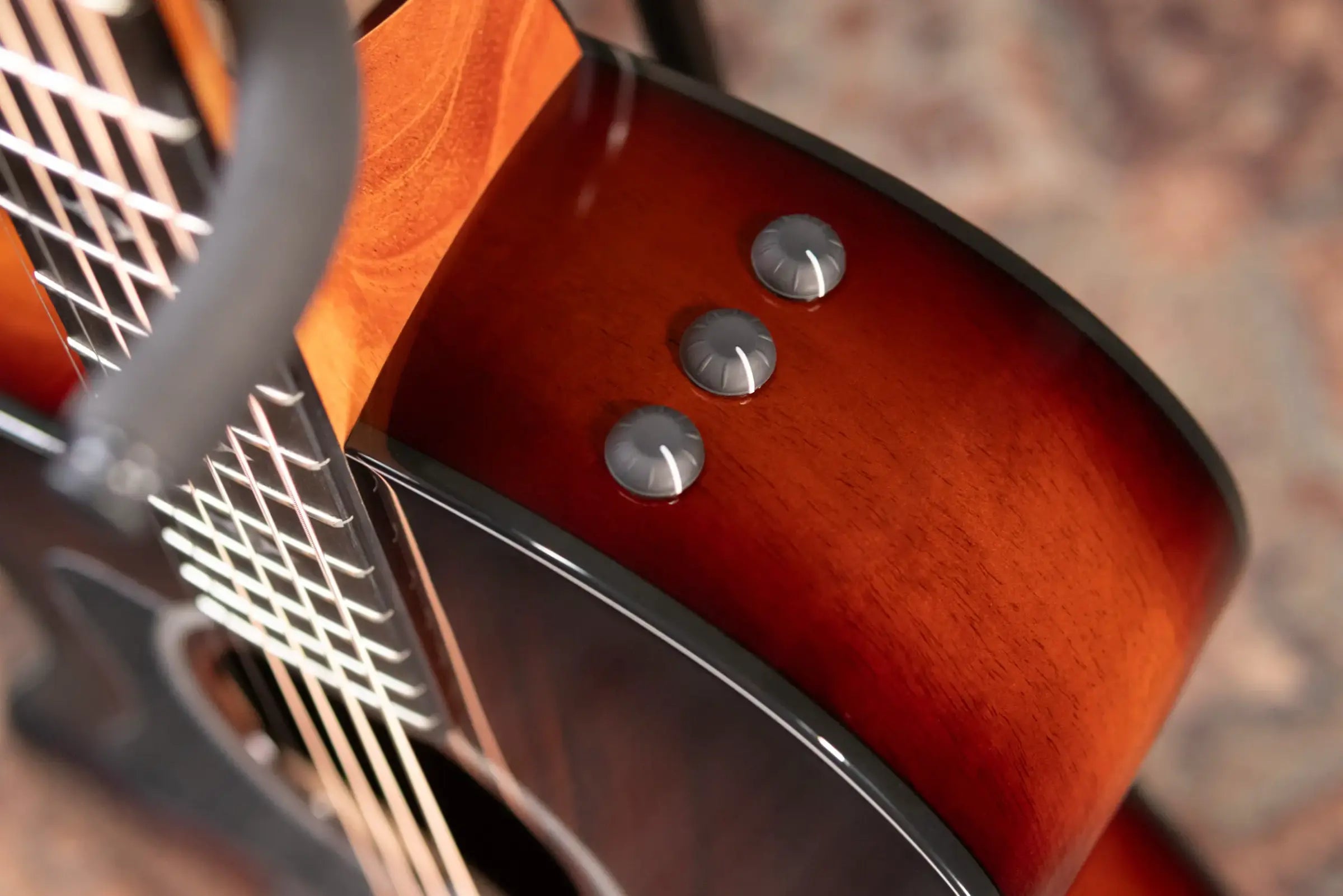 Taylor 224ce-K DLX Left-Handed Grand Auditorium Acoustic/Electric Guitar - Shaded Edge Burst with Hardshell Case