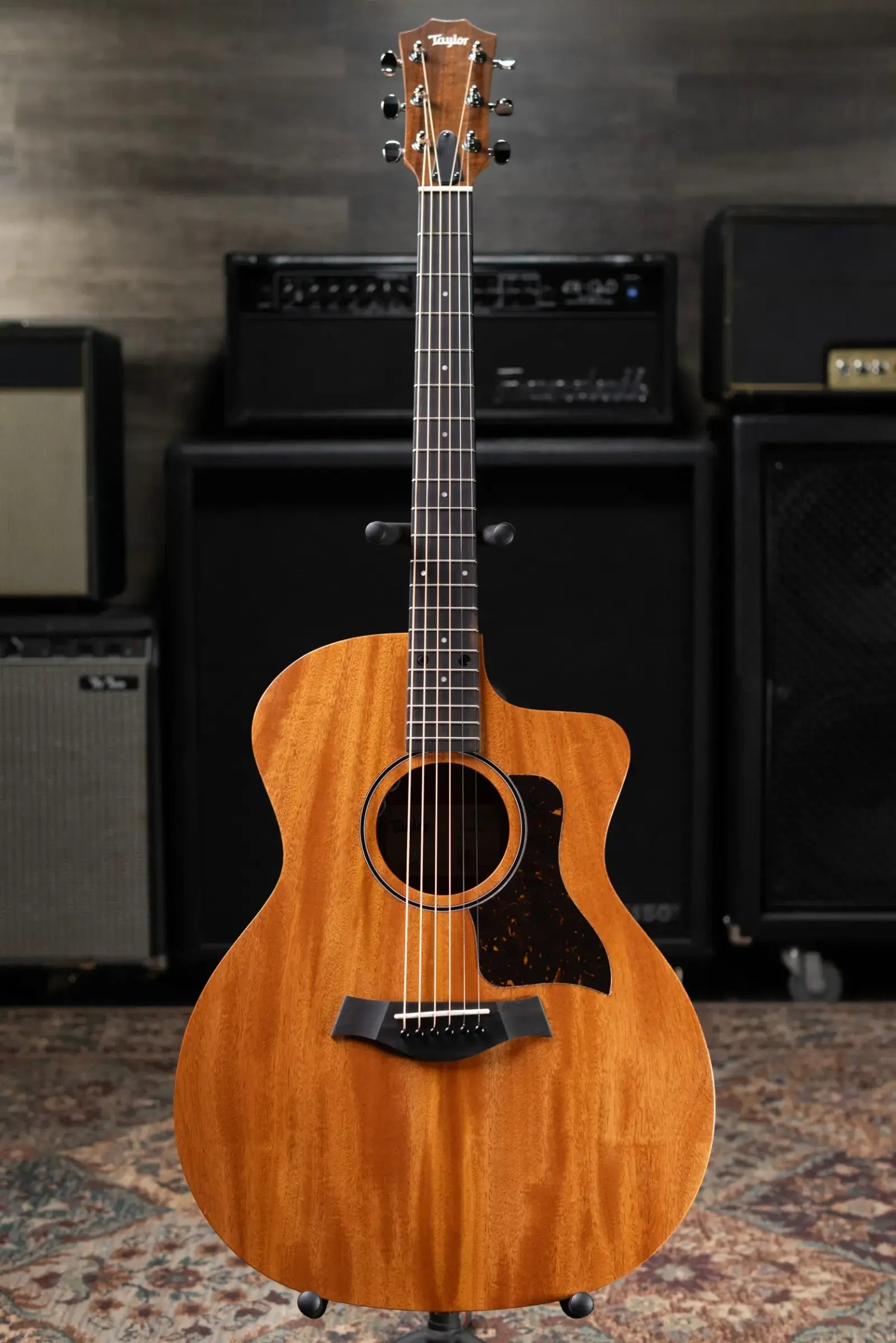 Taylor 24ce Grand Auditorium Acoustic-Electric Guitar with Gig Bag - Floor Demo