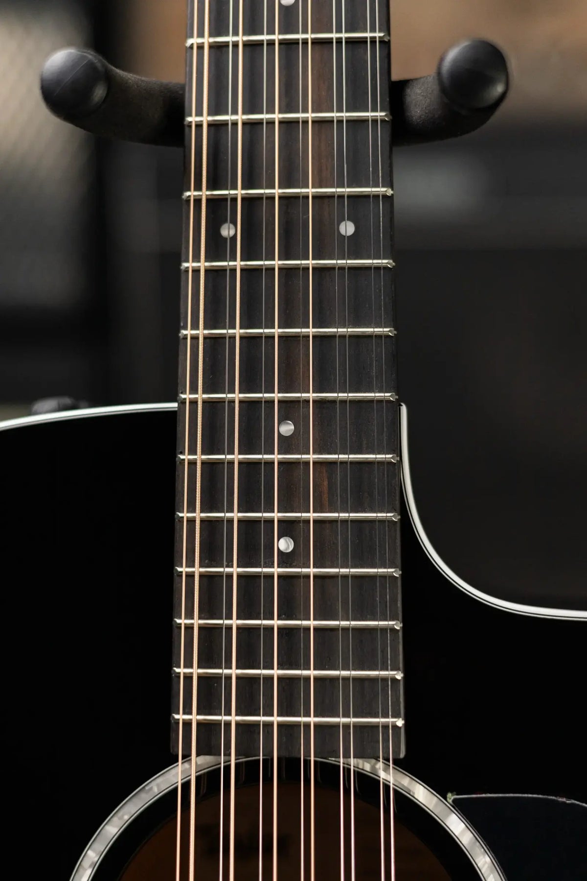Taylor 250ce-BLK Plus 12-String Acoustic/Electric Guitar - Black with Aerocase - Factory Demo