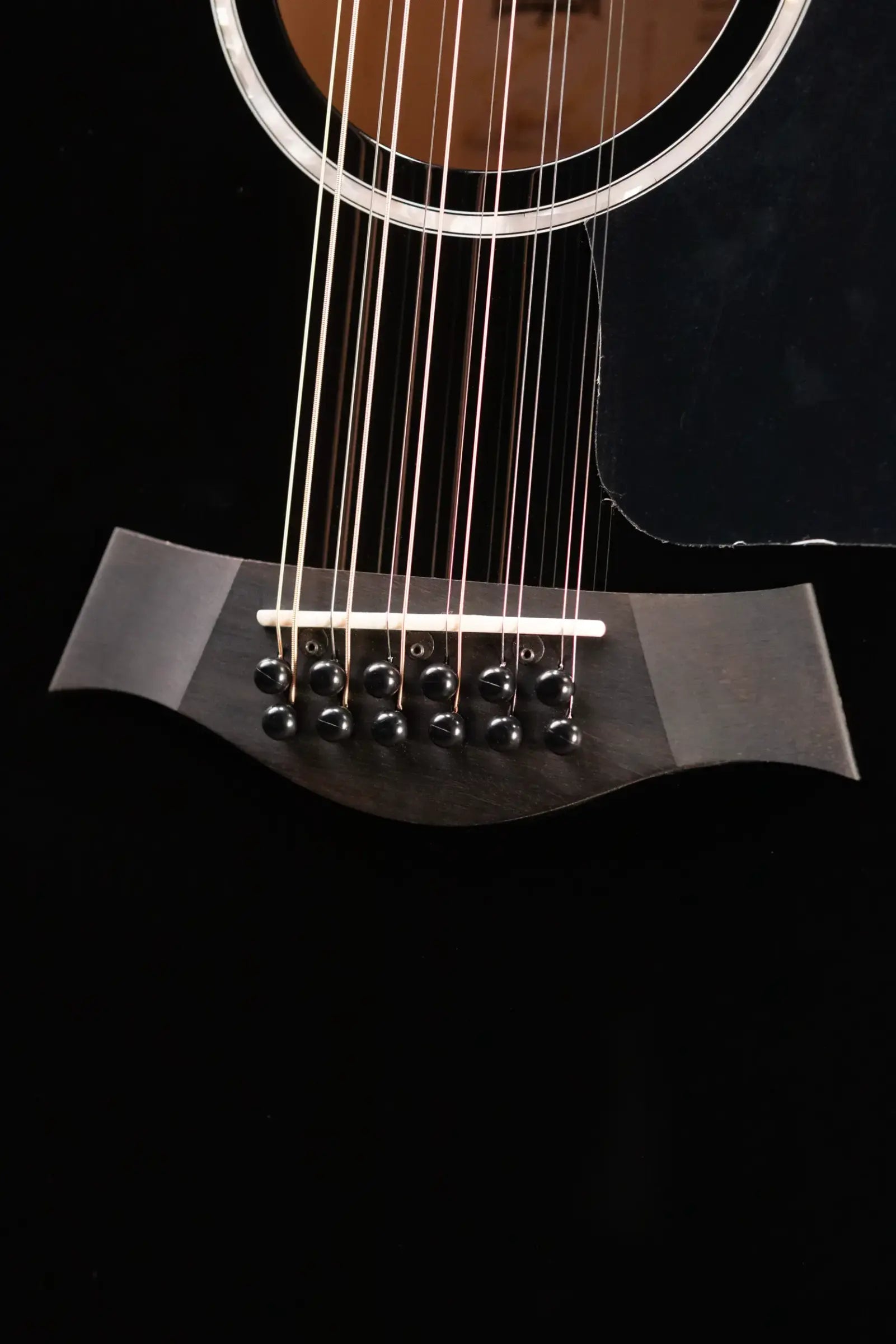 Taylor 250ce-BLK Plus 12-String Dreadnought Acoustic/Electric Guitar - Black with Aerocase - Factory Demo