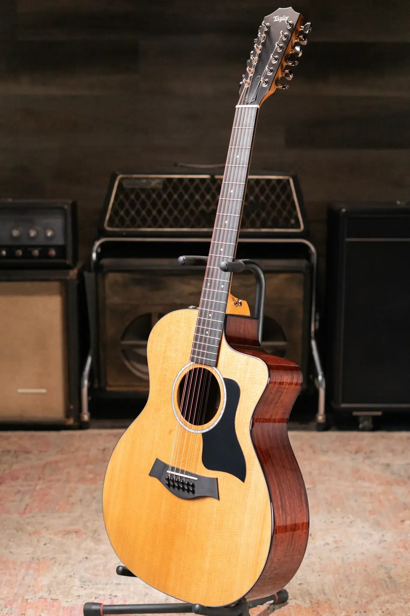 Taylor 254ce Plus 12-String Grand Auditorium Acoustic/Electric Guitar with Aerocase